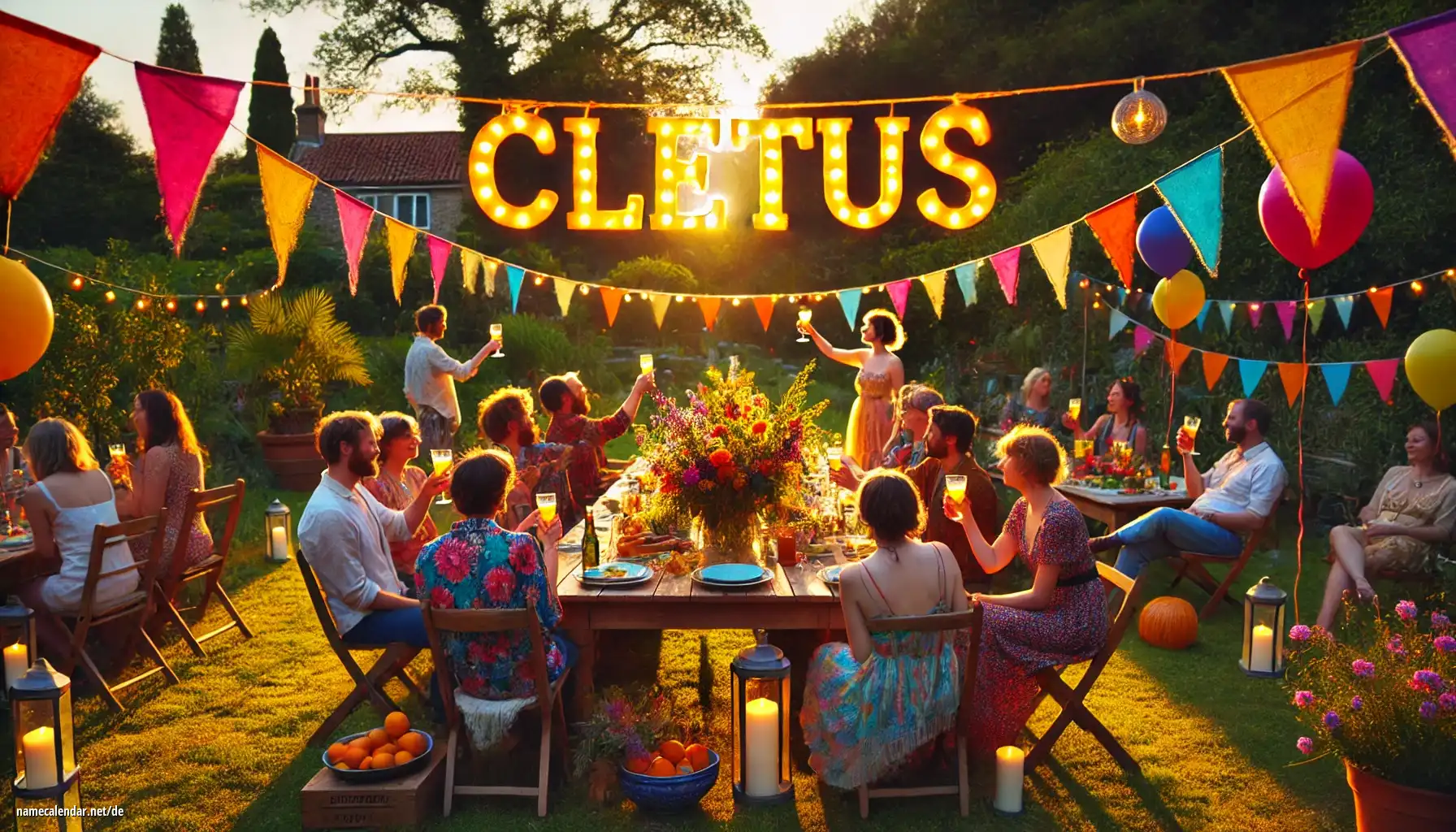 Feier des Namenstages und des Namens - Cletus