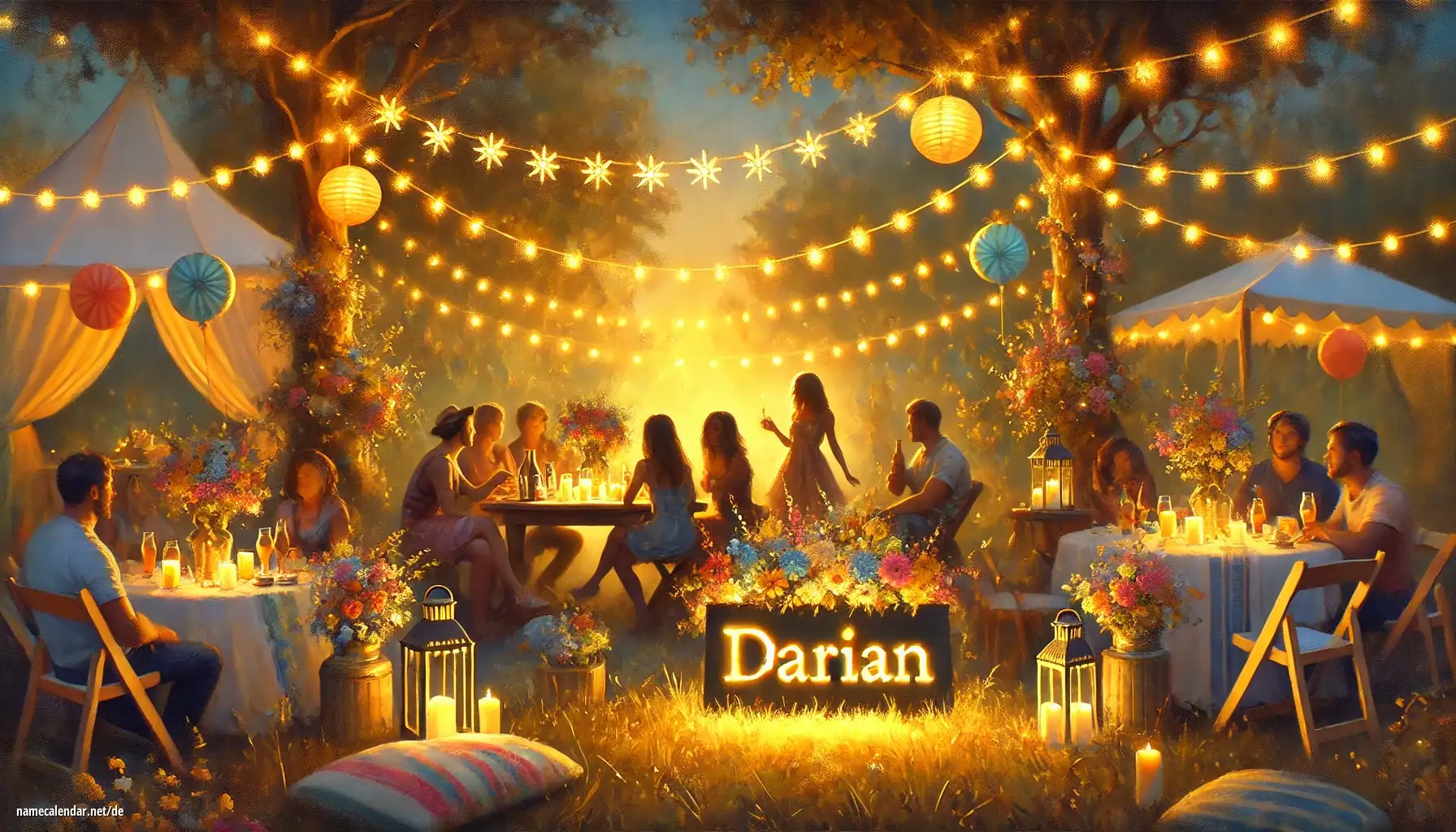 Feier des Namenstages und des Namens - Darian