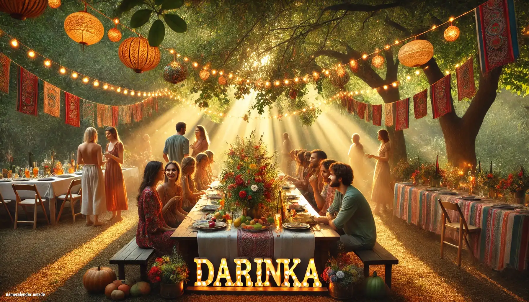 Feier des Namenstages und des Namens - Darinka