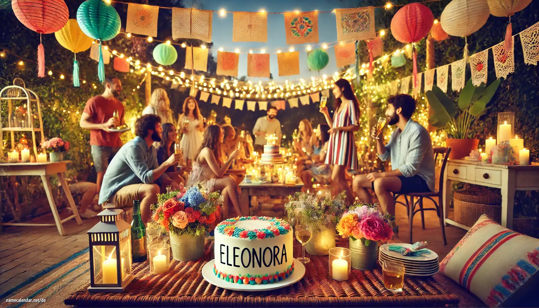 Feier des Namenstages und des Namens - Eleonora