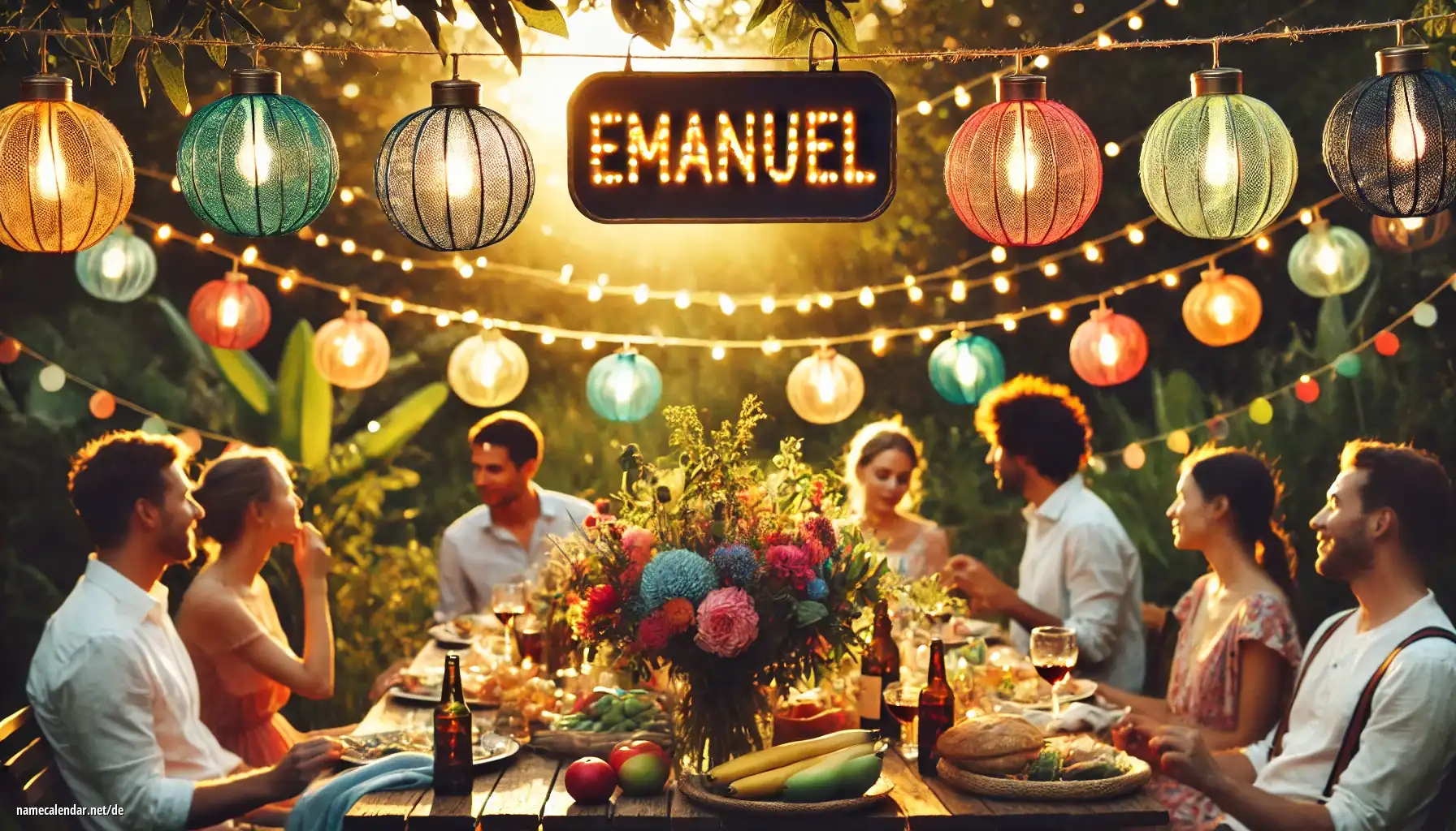 Feier des Namenstages und des Namens - Emánuel