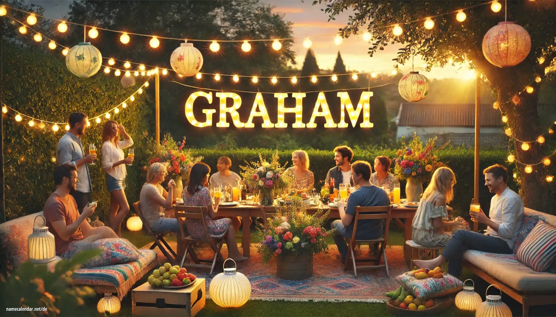 Feier des Namenstages und des Namens - Graham