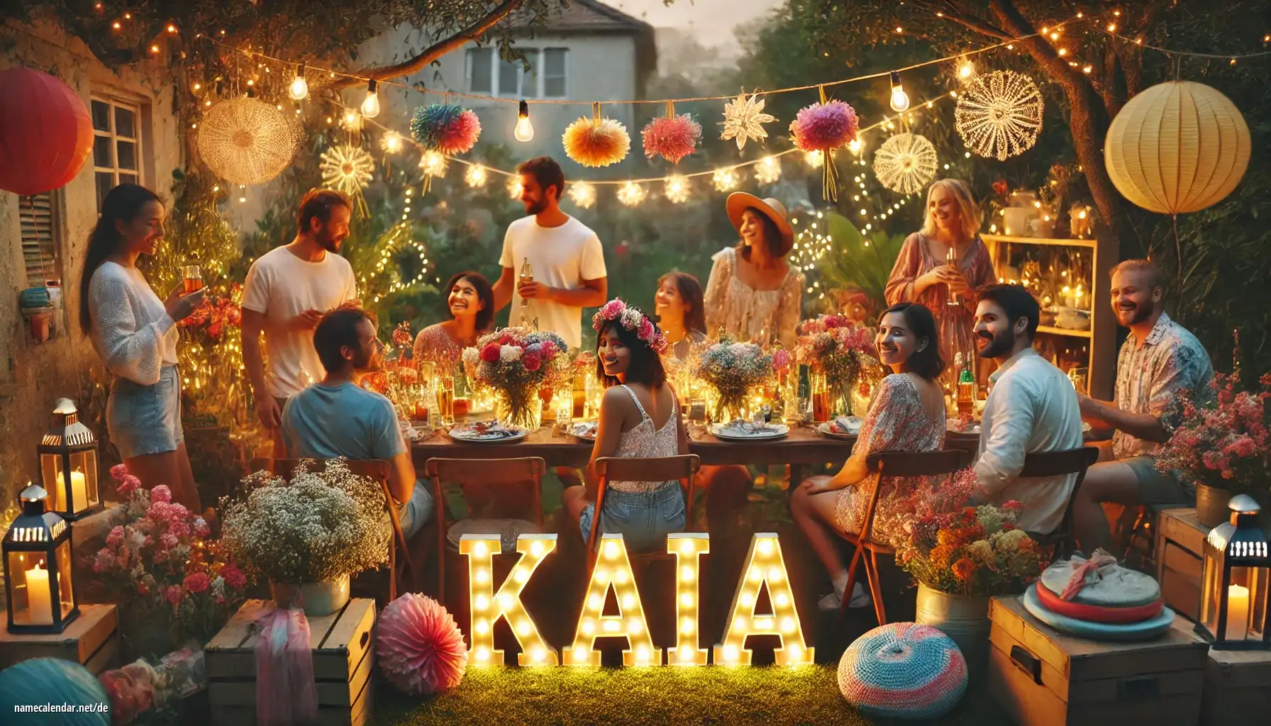 Feier des Namenstages und des Namens - Kaia