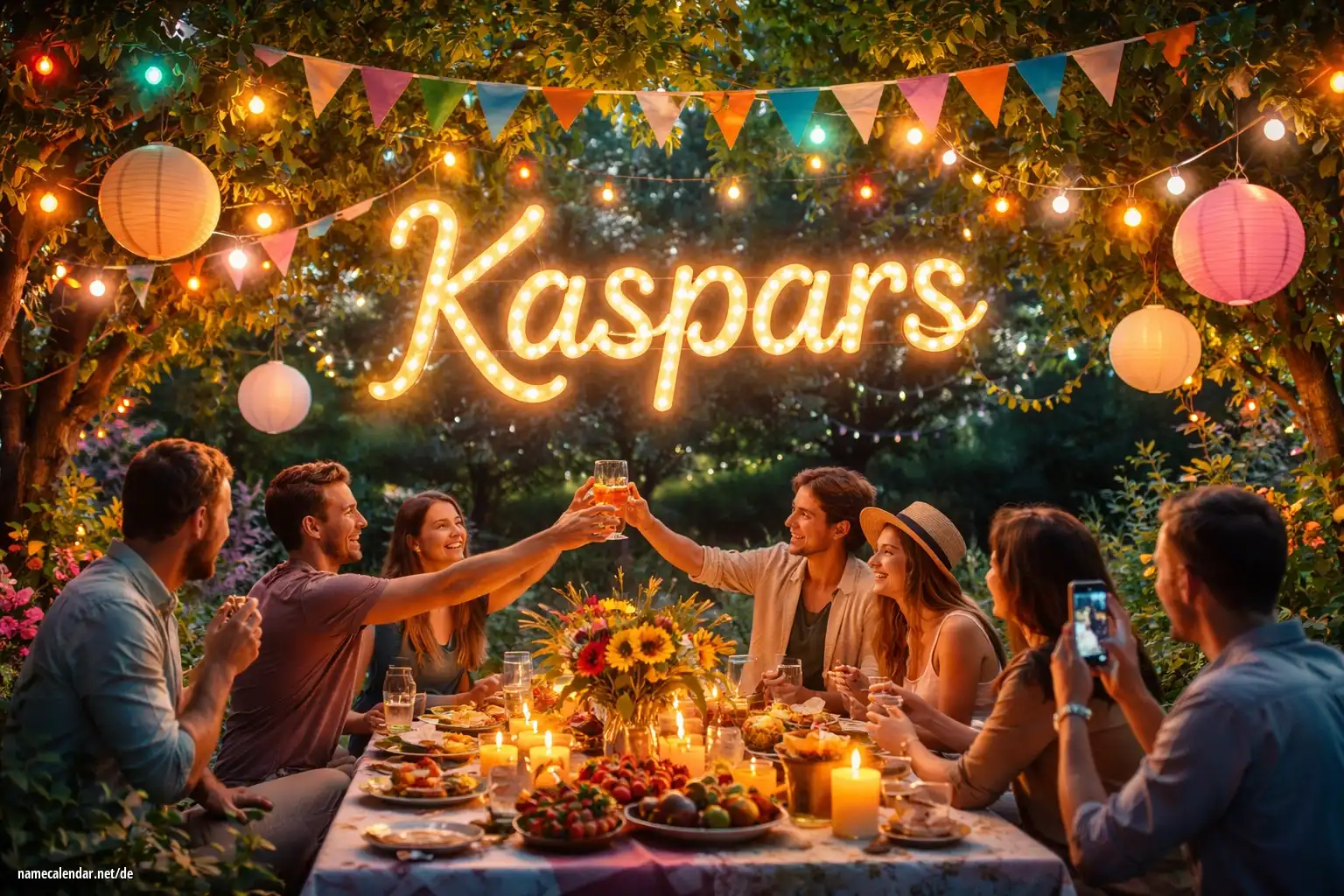 Feier des Namenstages und des Namens - Kaspars