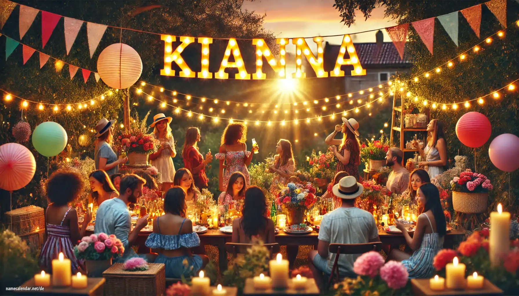 Feier des Namenstages und des Namens - Kianna
