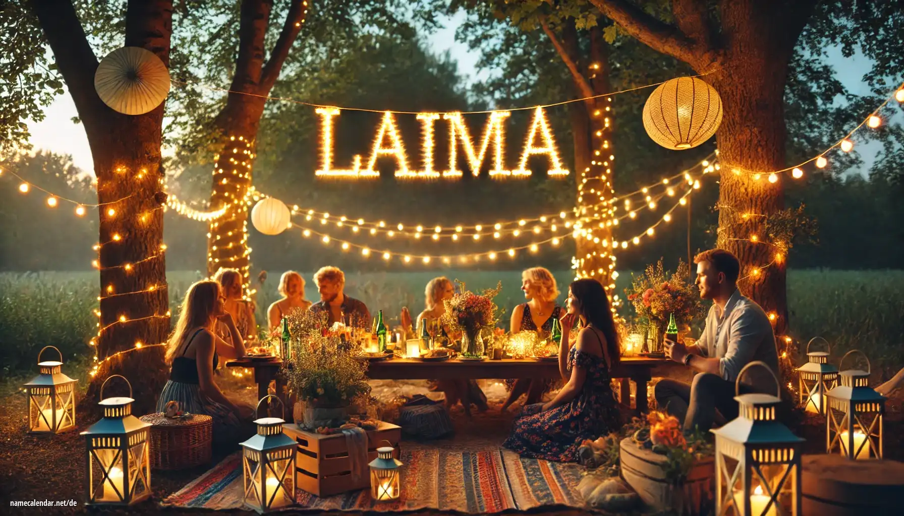 Feier des Namenstages und des Namens - Laima