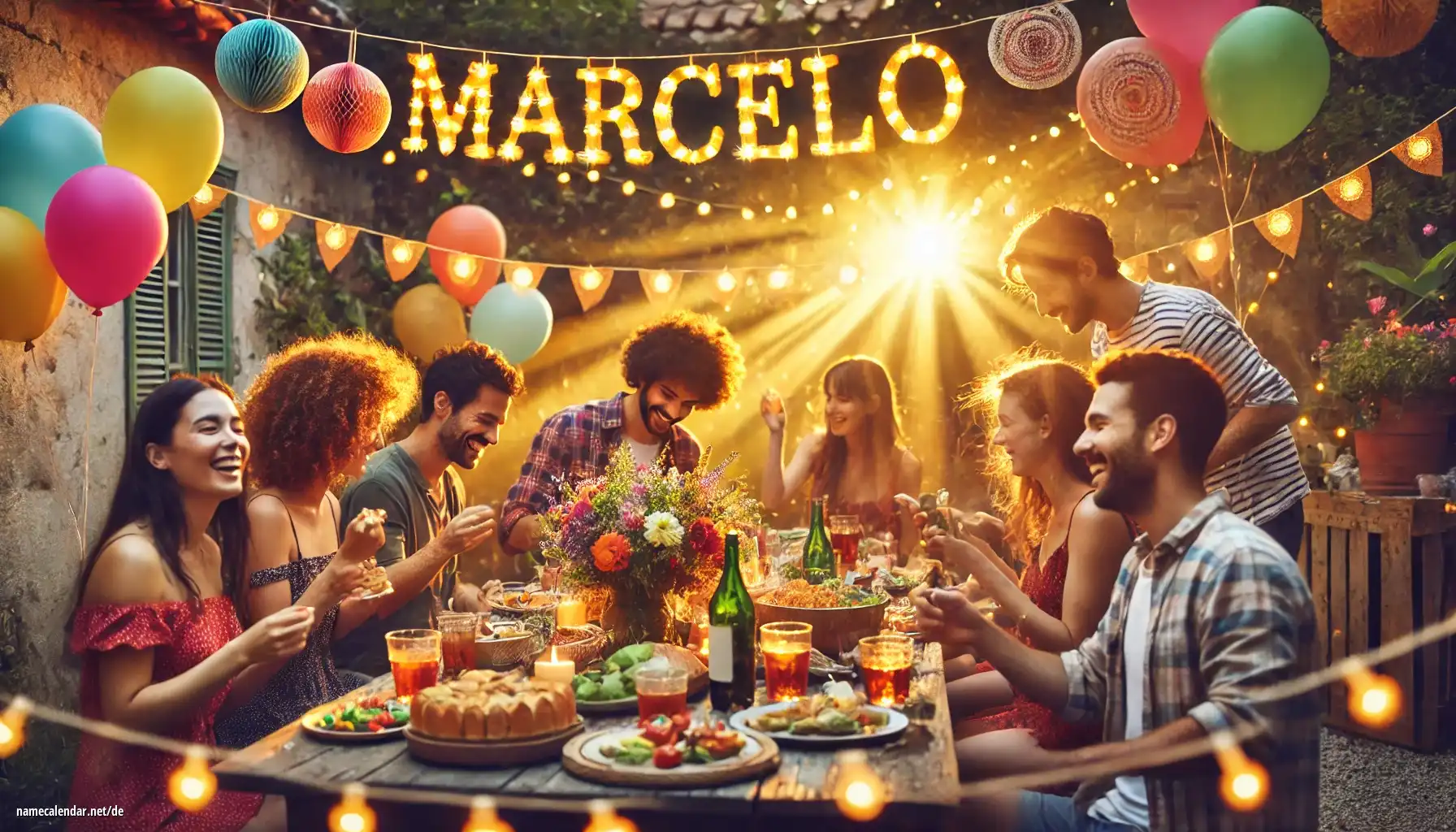 Feier des Namenstages und des Namens - Marcelo