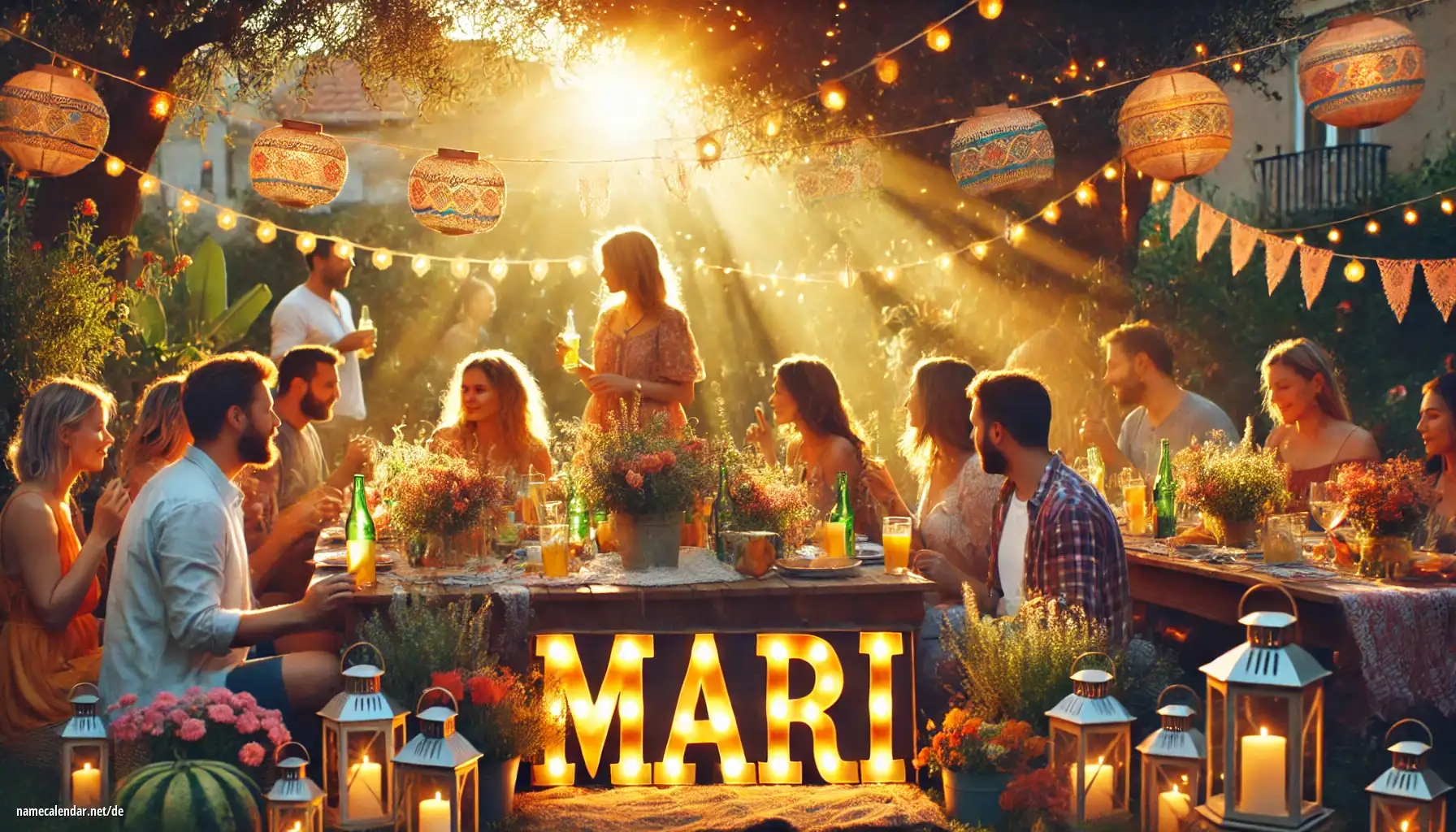 Feier des Namenstages und des Namens - Mari