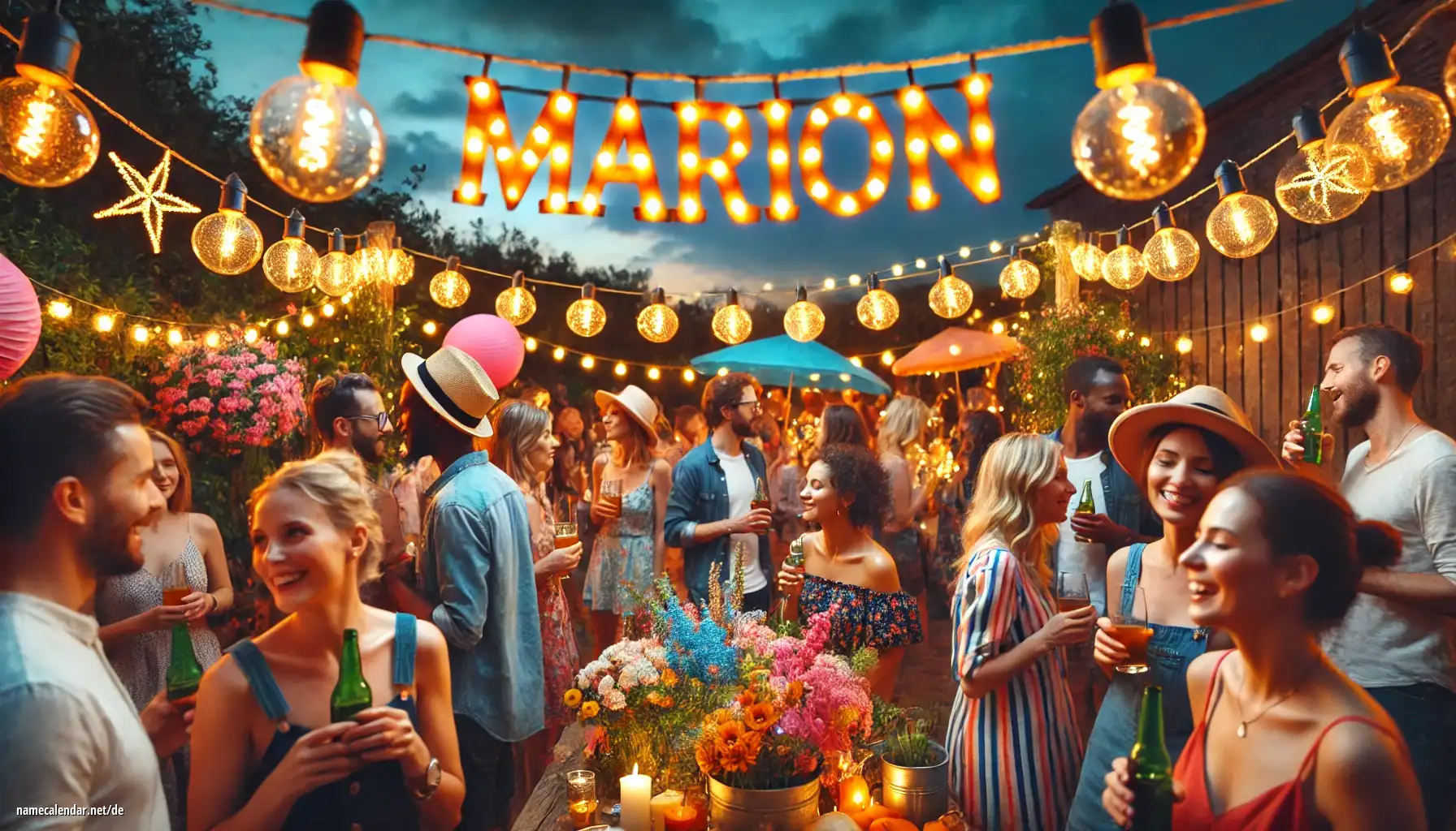 Feier des Namenstages und des Namens - Marion