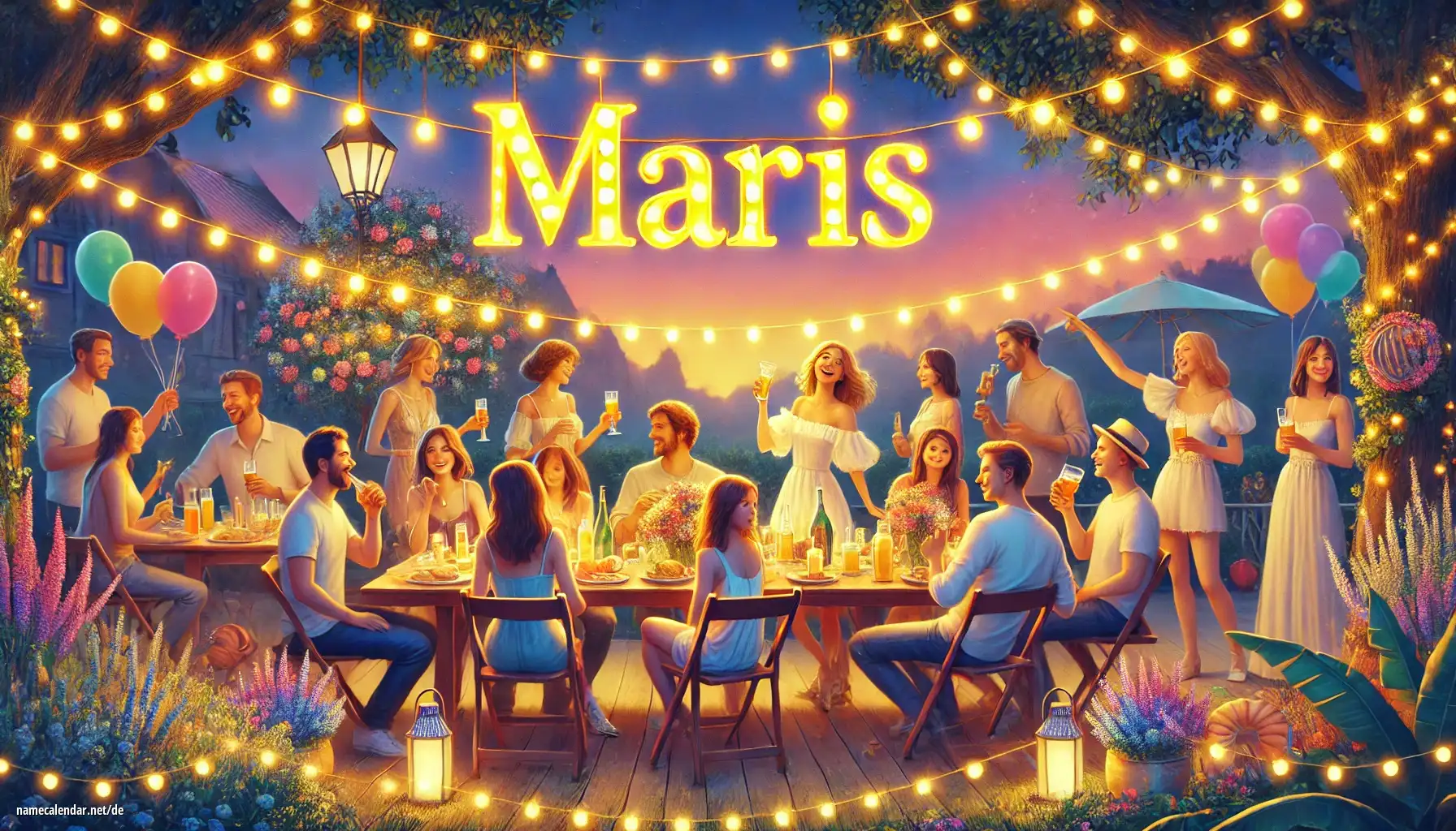 Feier des Namenstages und des Namens - Maris