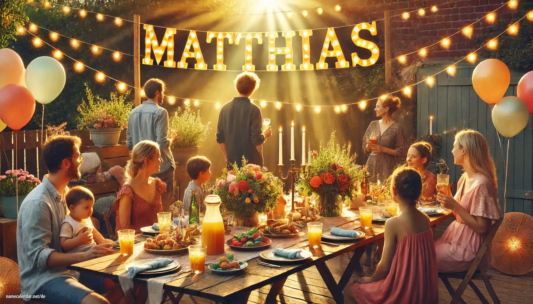 Feier des Namenstages und des Namens - Matthias