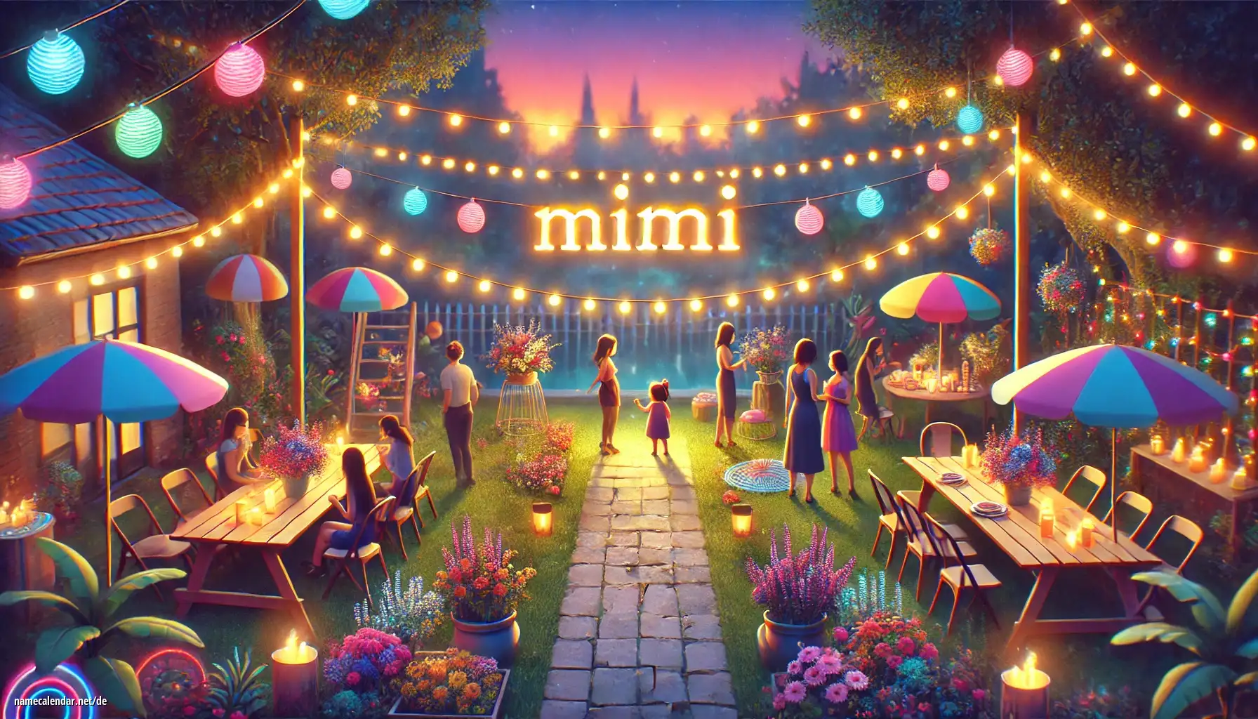 Feier des Namenstages und des Namens - Mimi