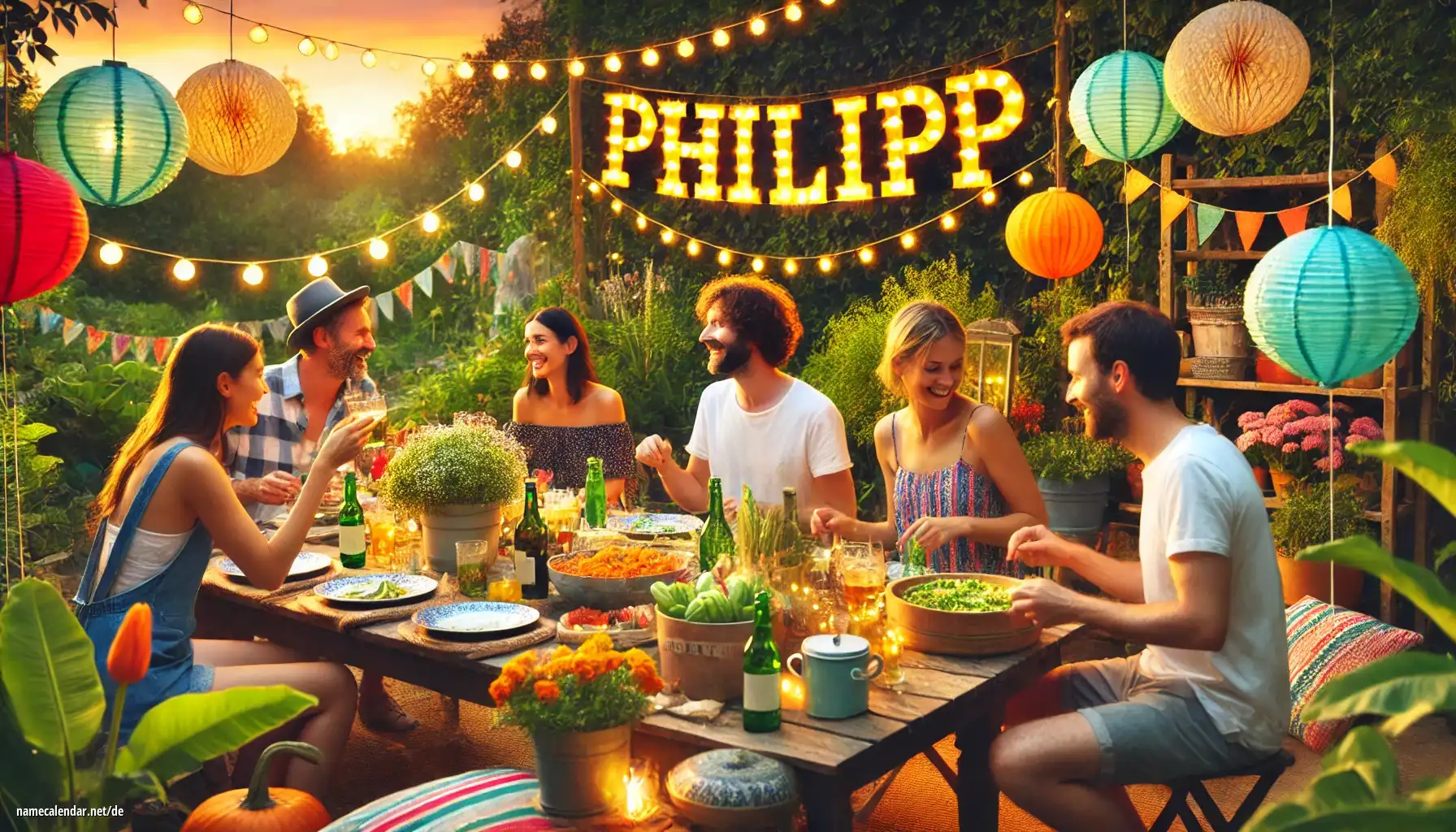 Feier des Namenstages und des Namens - Philipp