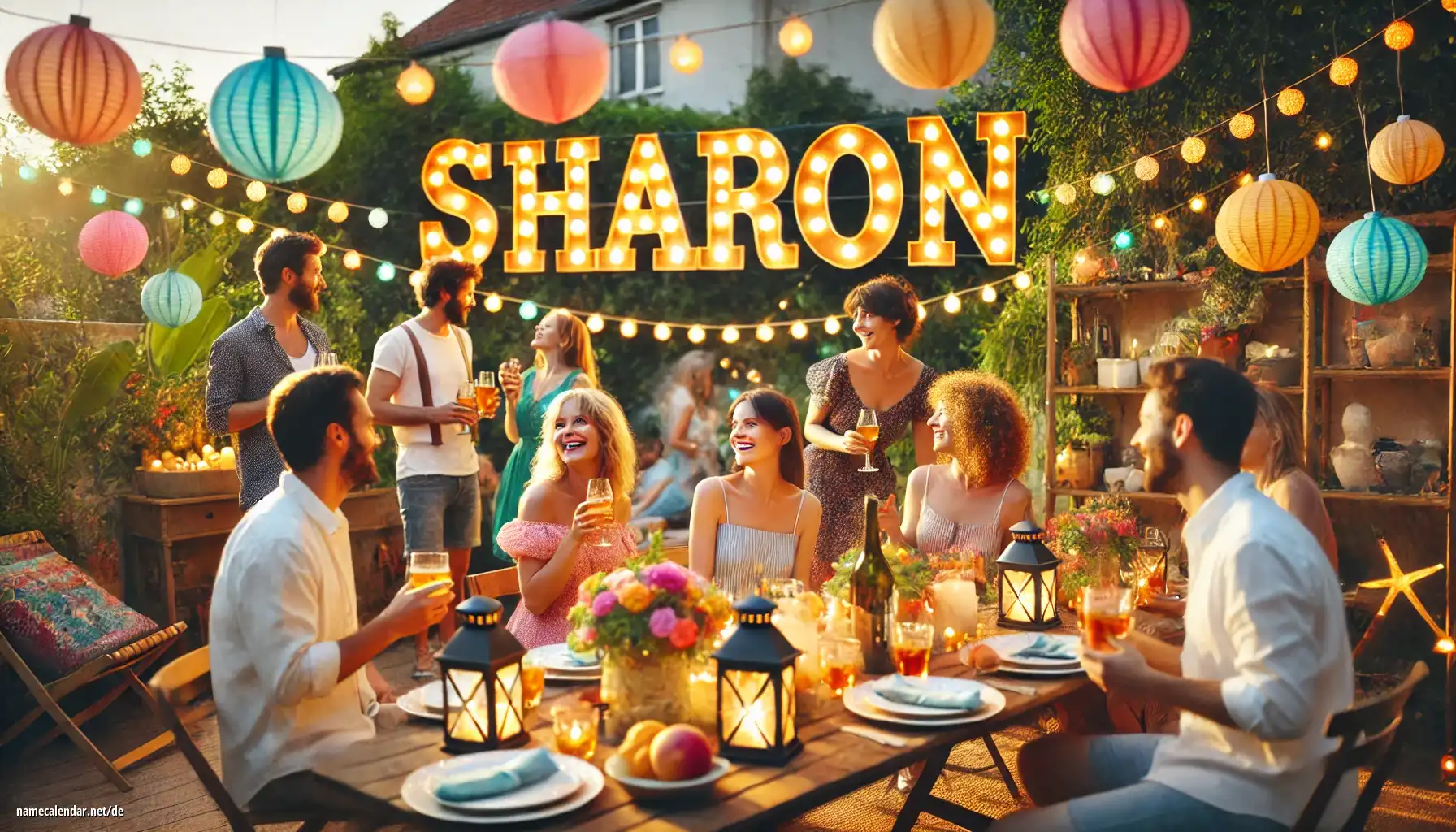 Feier des Namenstages und des Namens - Sharon