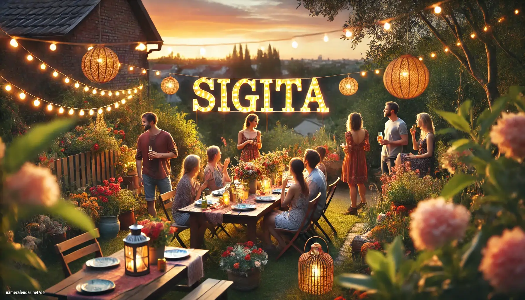 Feier des Namenstages und des Namens - Sigita