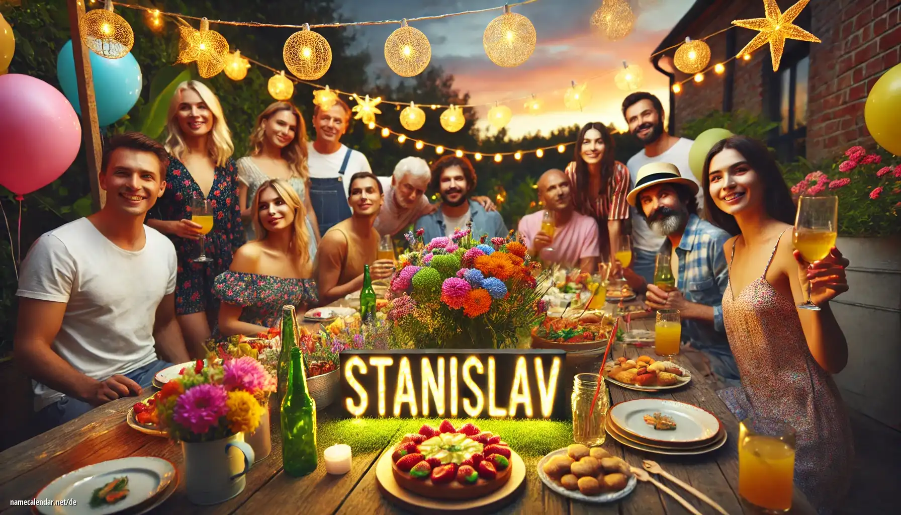 Feier des Namenstages und des Namens - Stanislav