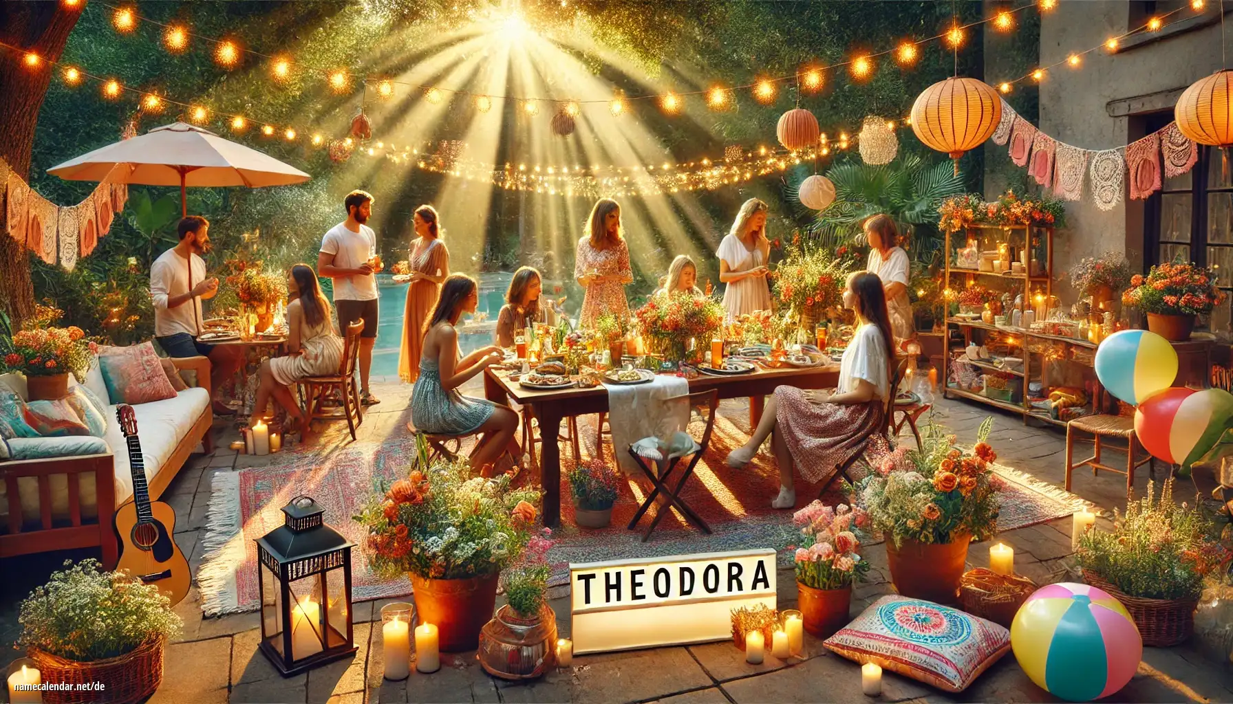 Feier des Namenstages und des Namens - Theodora