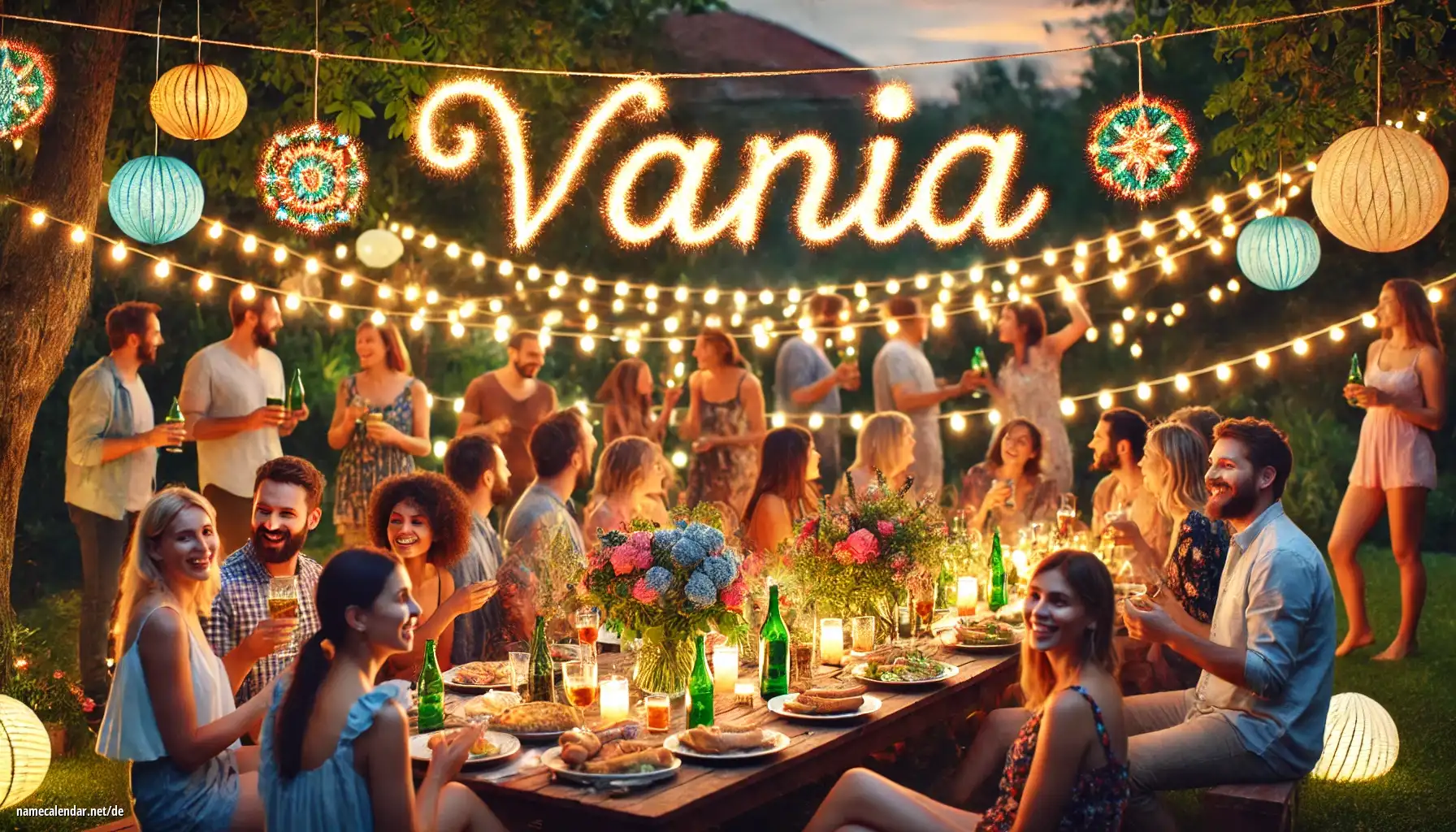 Feier des Namenstages und des Namens - Vania