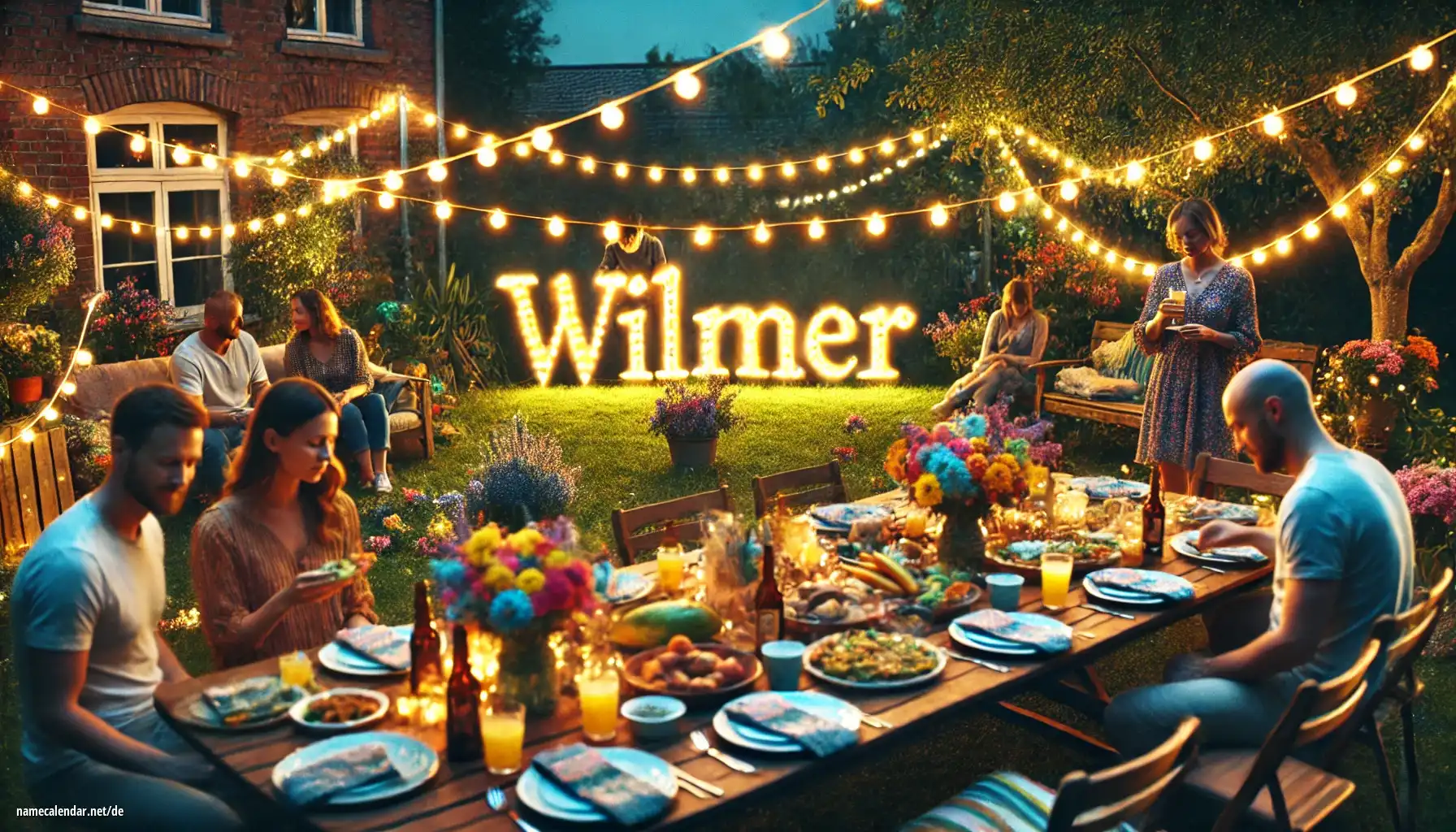 Feier des Namenstages und des Namens - Wilmer