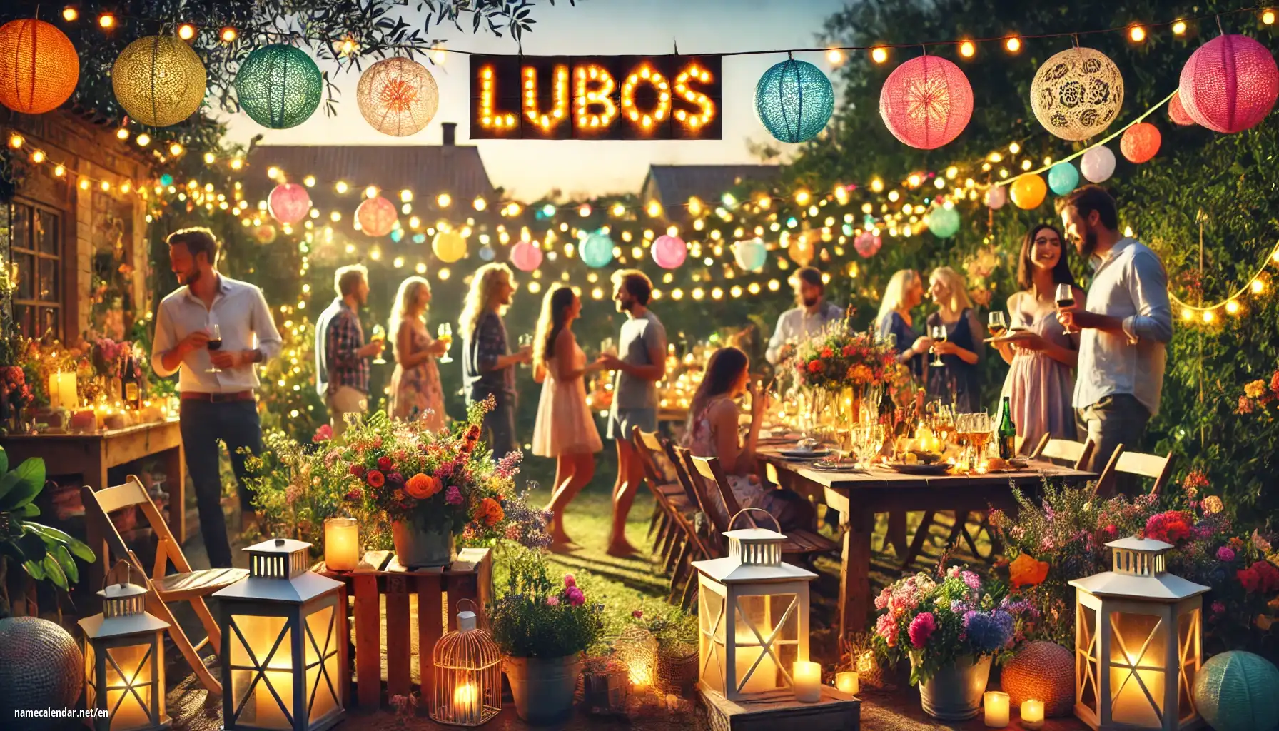 Celebration of name day and name - Lubos