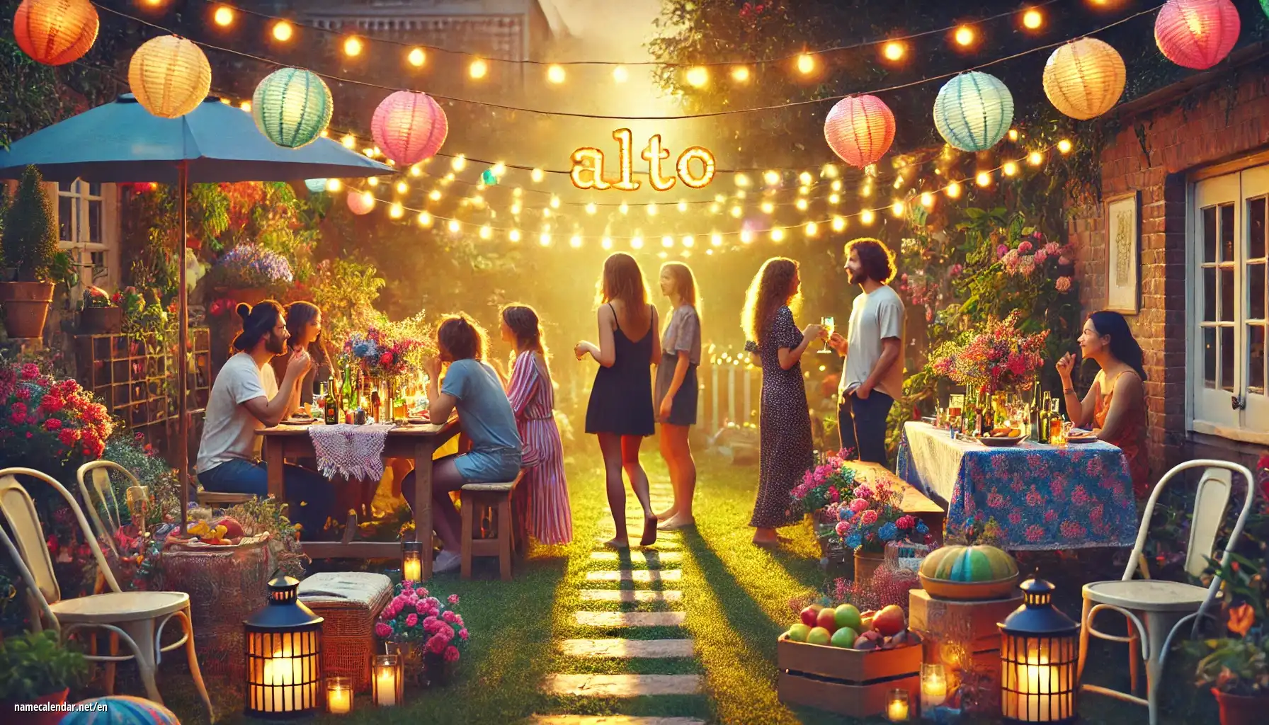 Celebration of name day and name - Alto