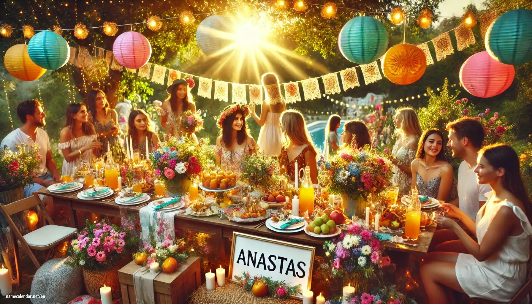 Celebration of name day and name - Anastas