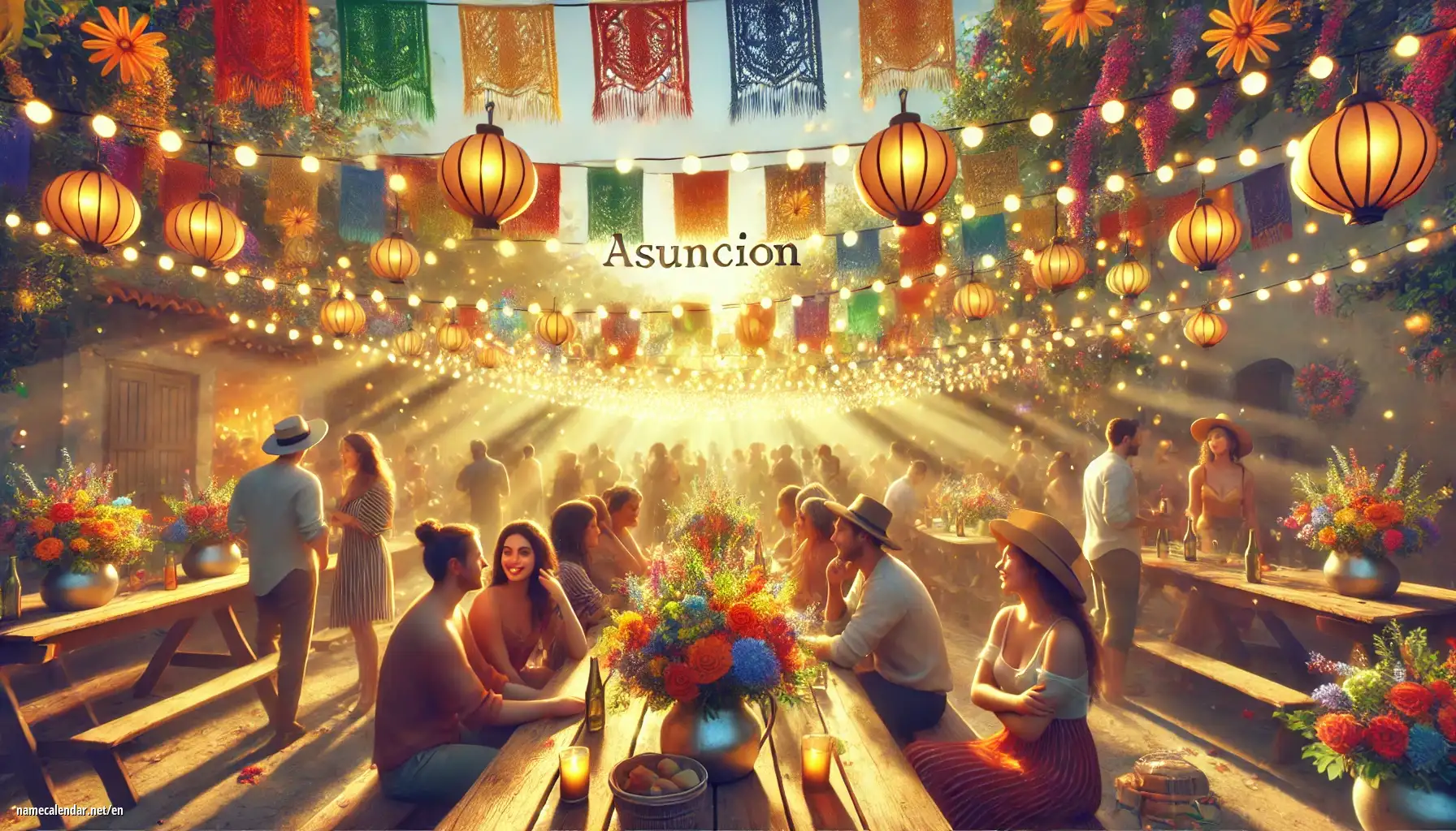 Celebration of name day and name - Asunción