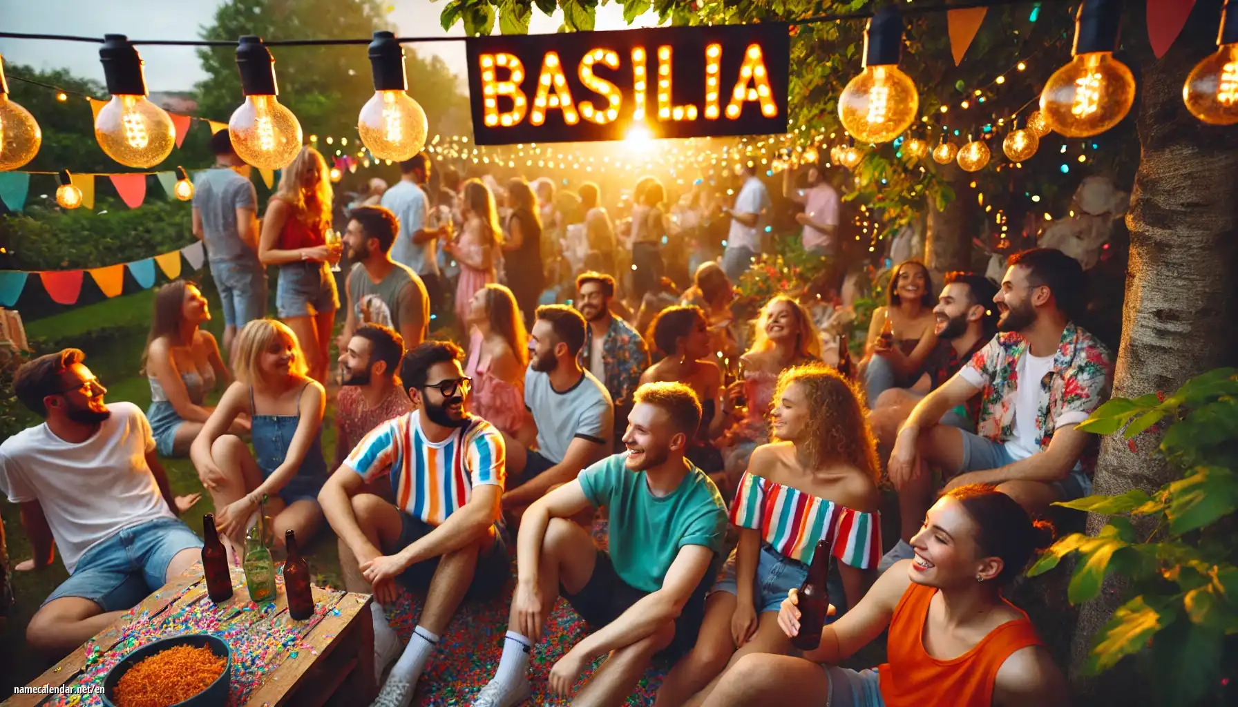 Celebration of name day and name - Basilia