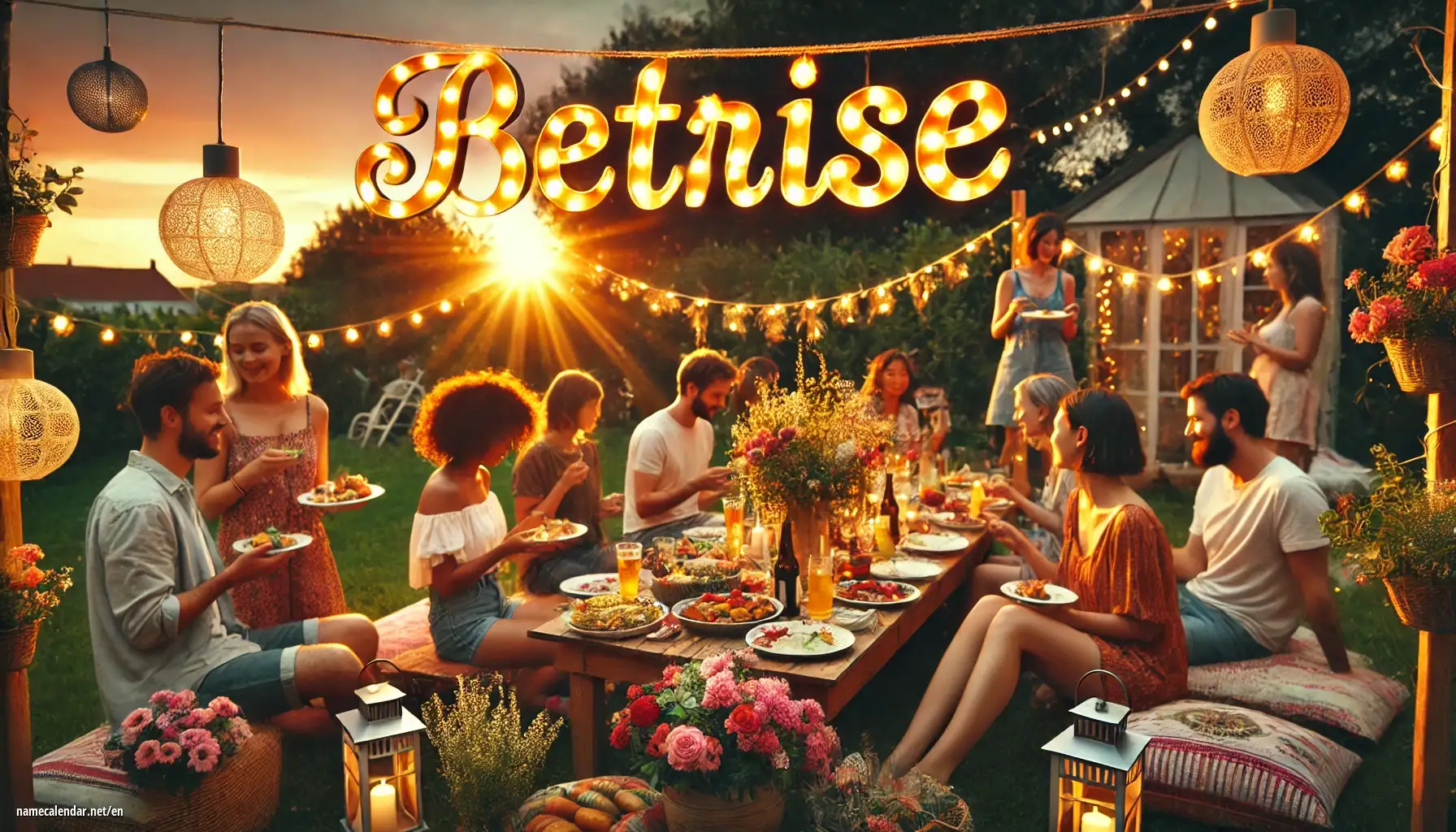 Celebration of name day and name - Betrise