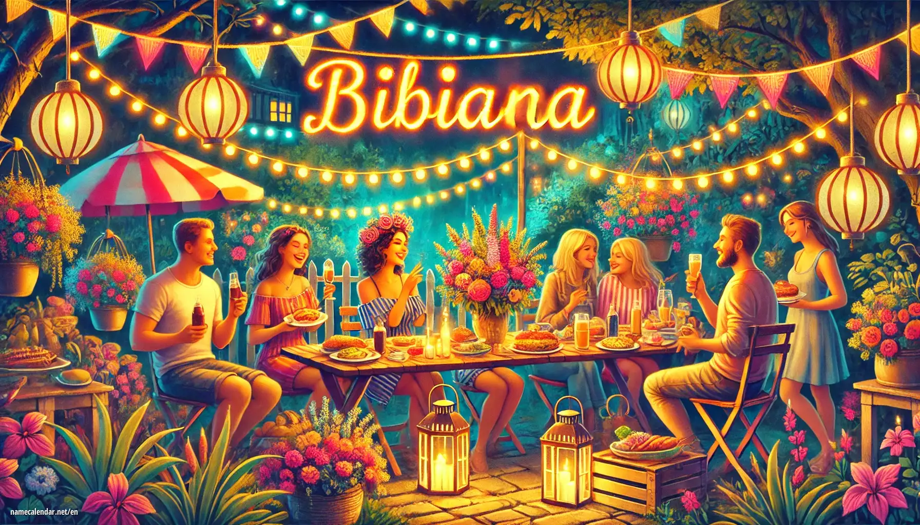 Celebration of name day and name - Bibiana