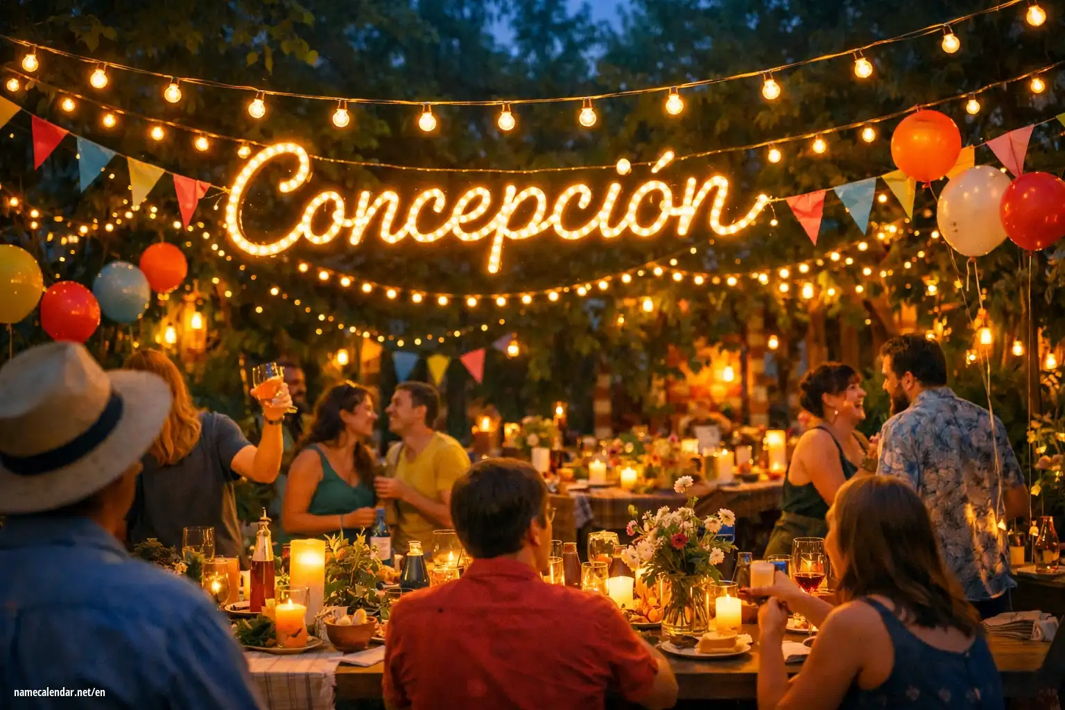 Celebration of name day and name - Concepción