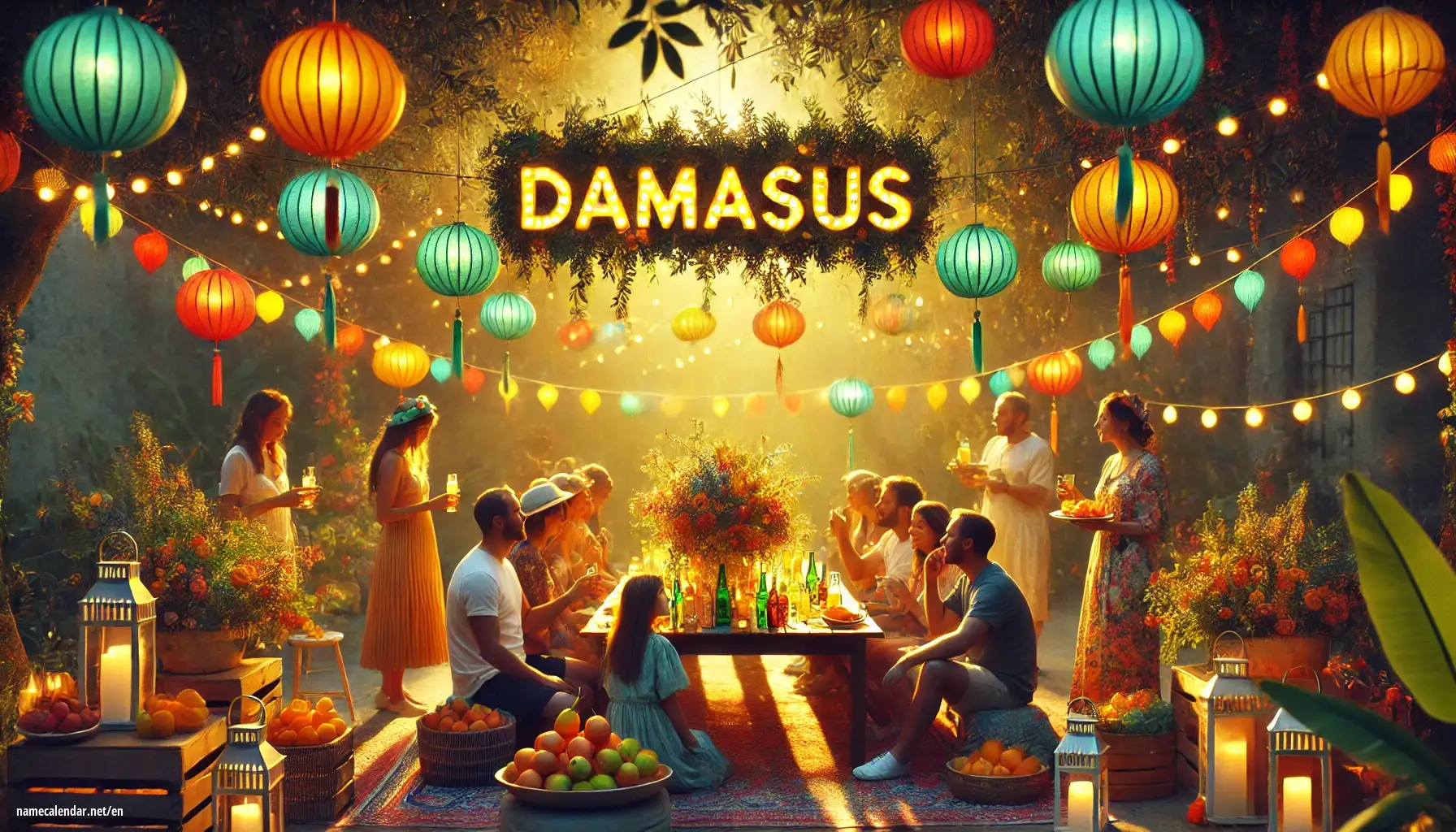 Celebration of name day and name - Damasus