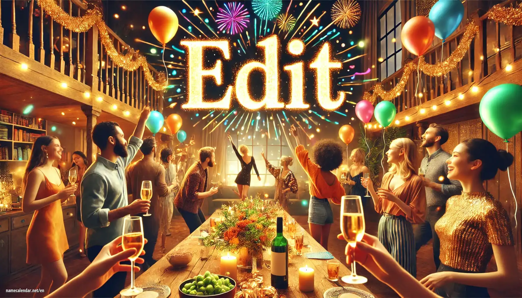 Celebration of name day and name - Edit