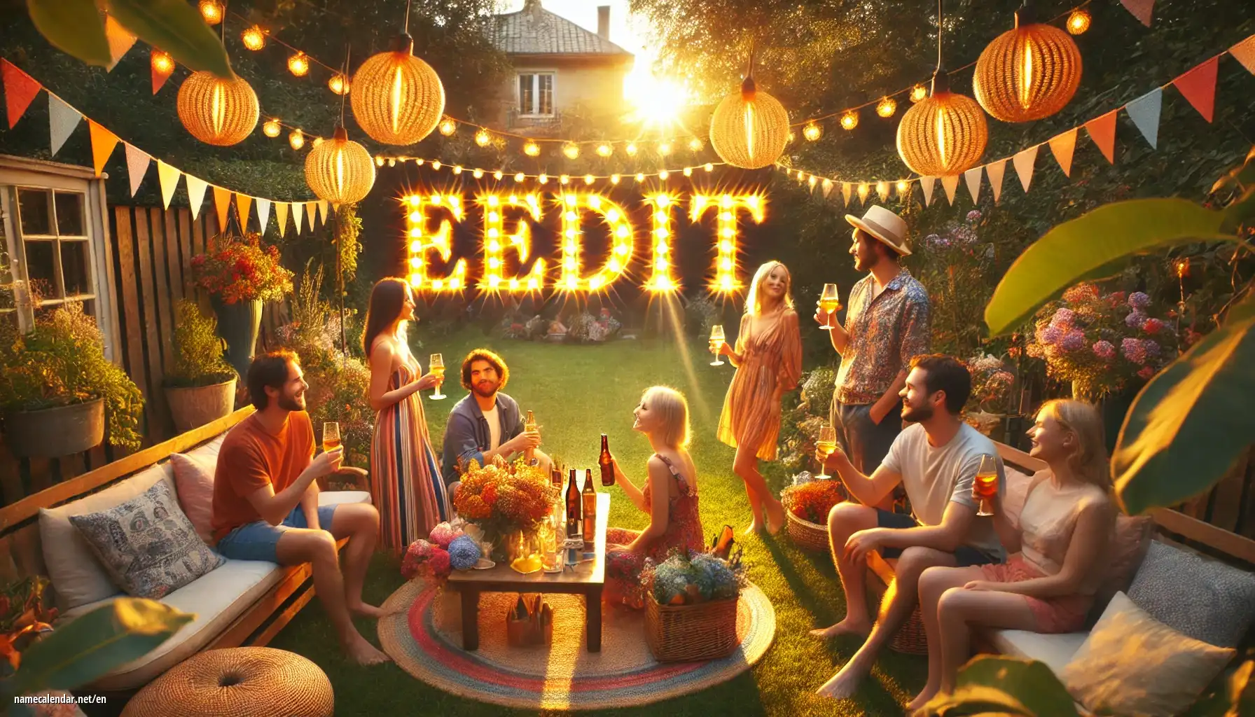 Celebration of name day and name - Eedit