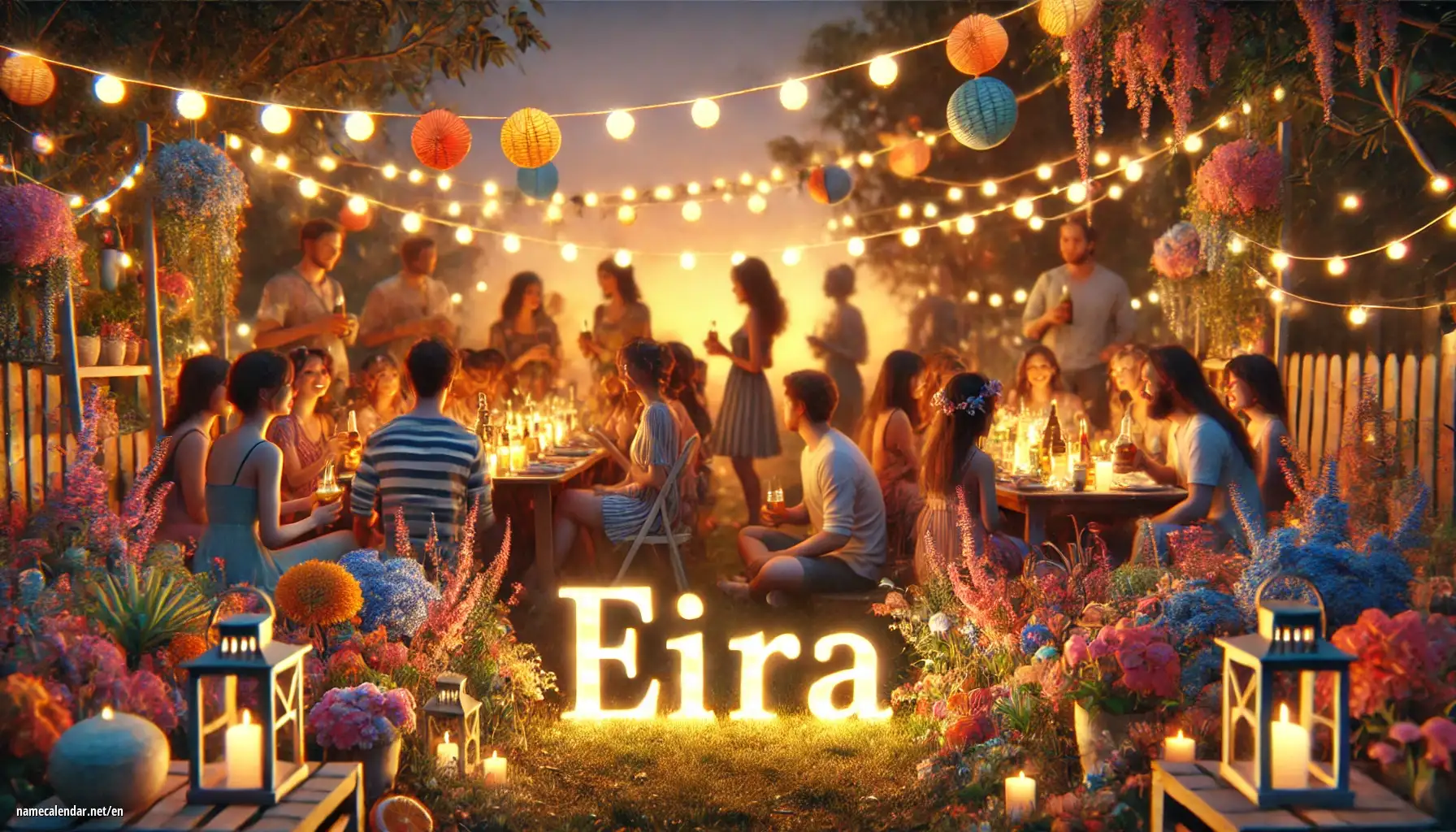 Celebration of name day and name - Eira