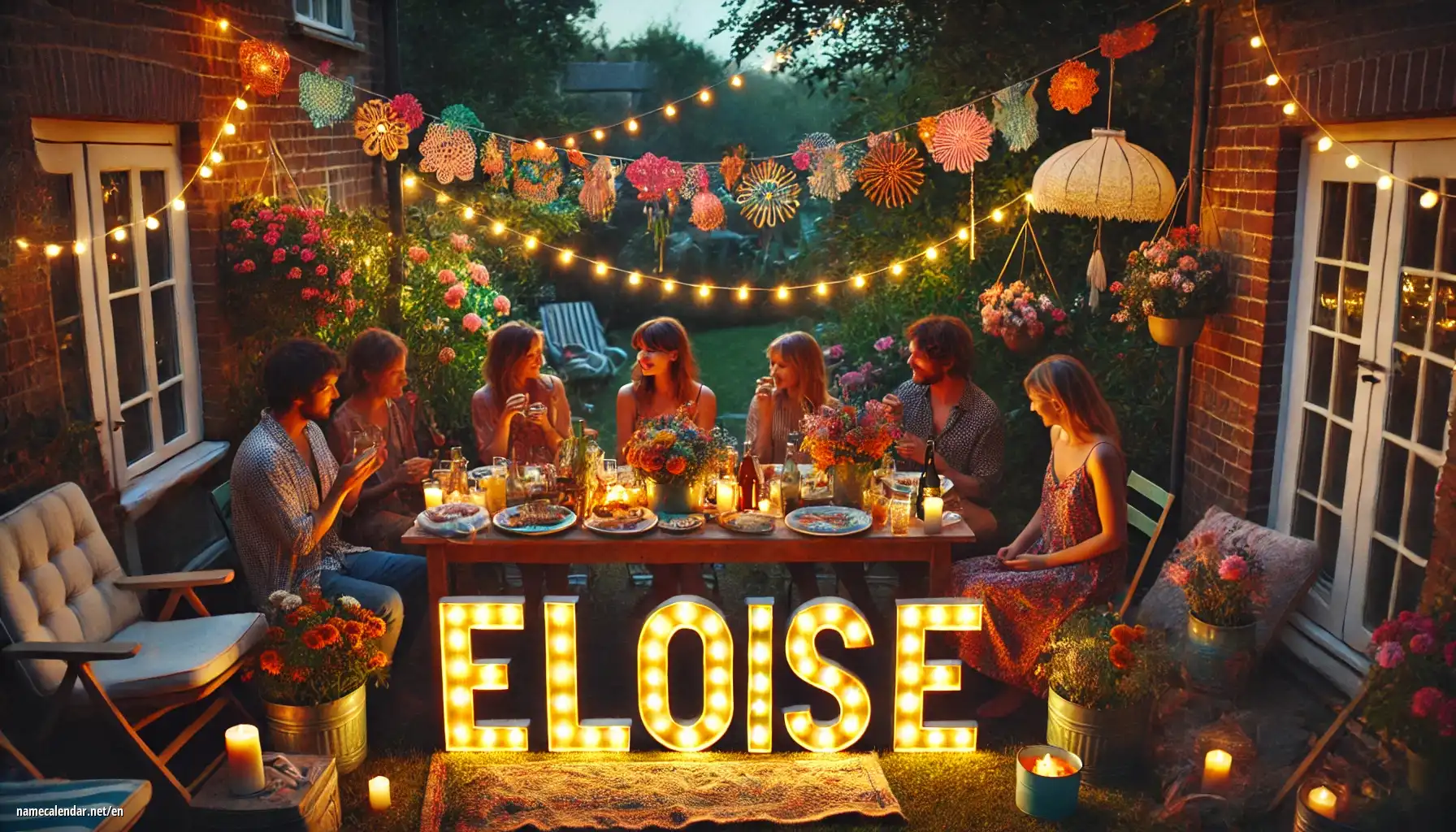 Celebration of name day and name - Eloise