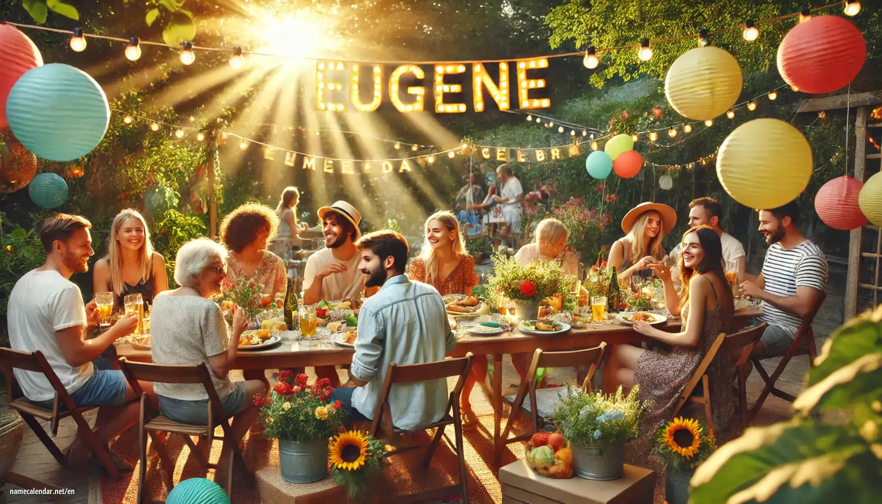 Celebration of name day and name - Eugène