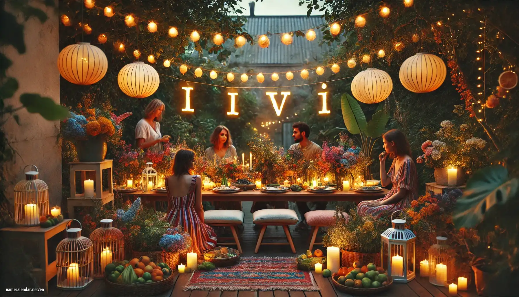 Celebration of name day and name - Iivi