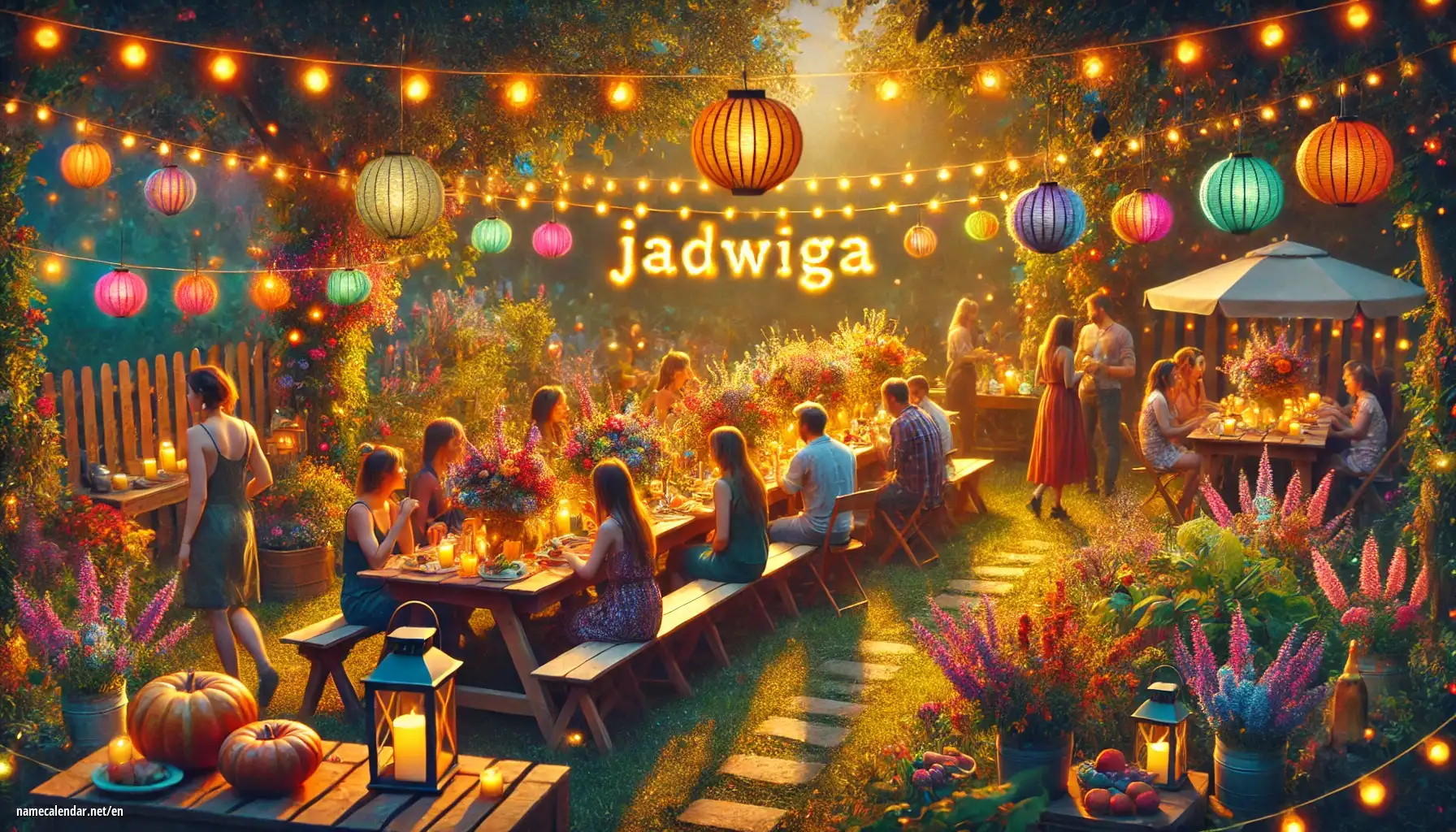 Celebration of name day and name - Jadwiga