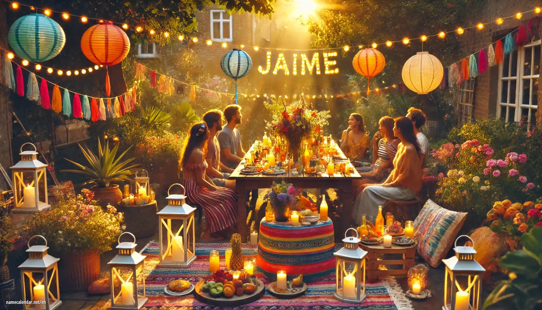 Celebration of name day and name - Jaime