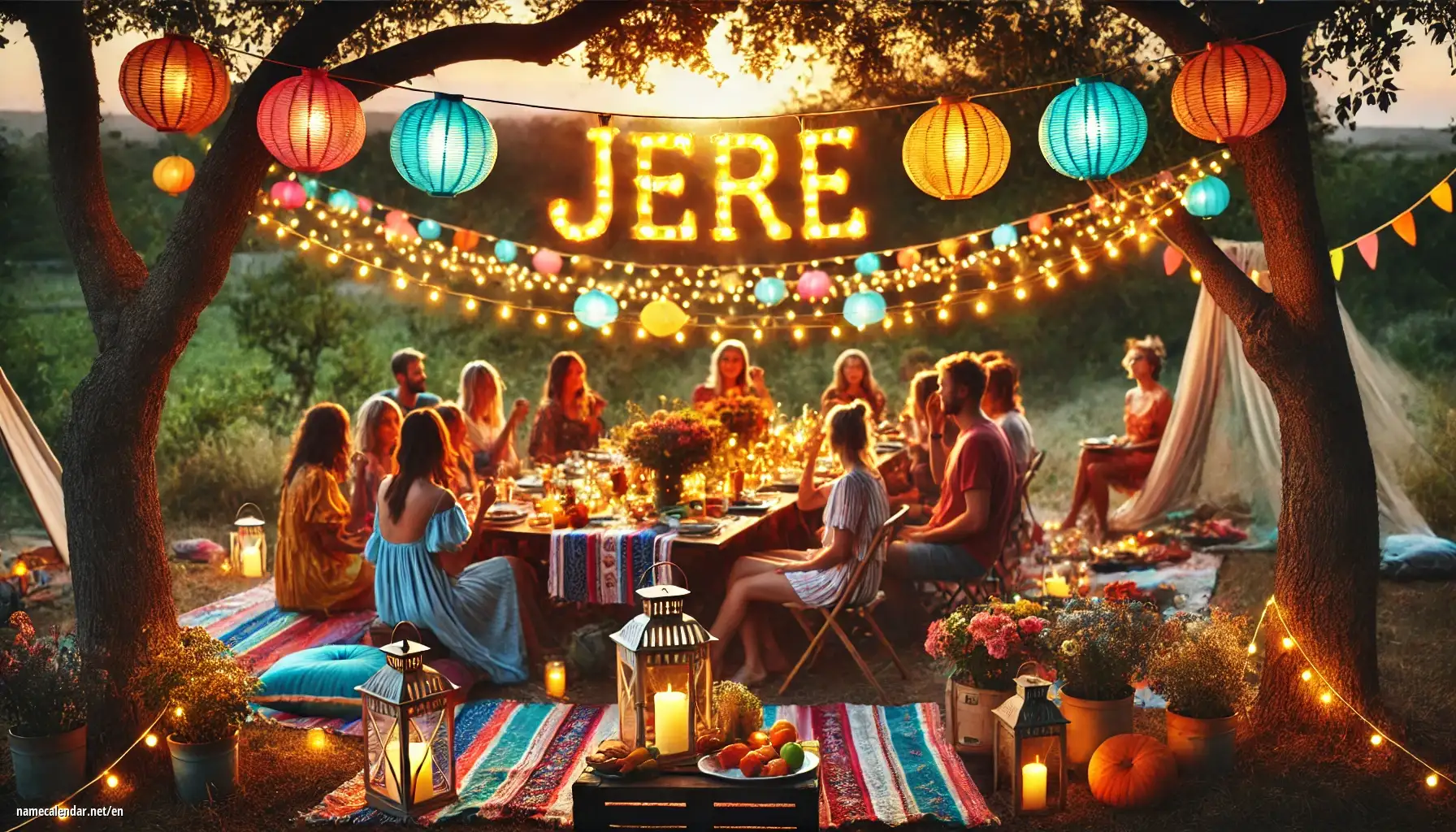 Celebration of name day and name - Jere