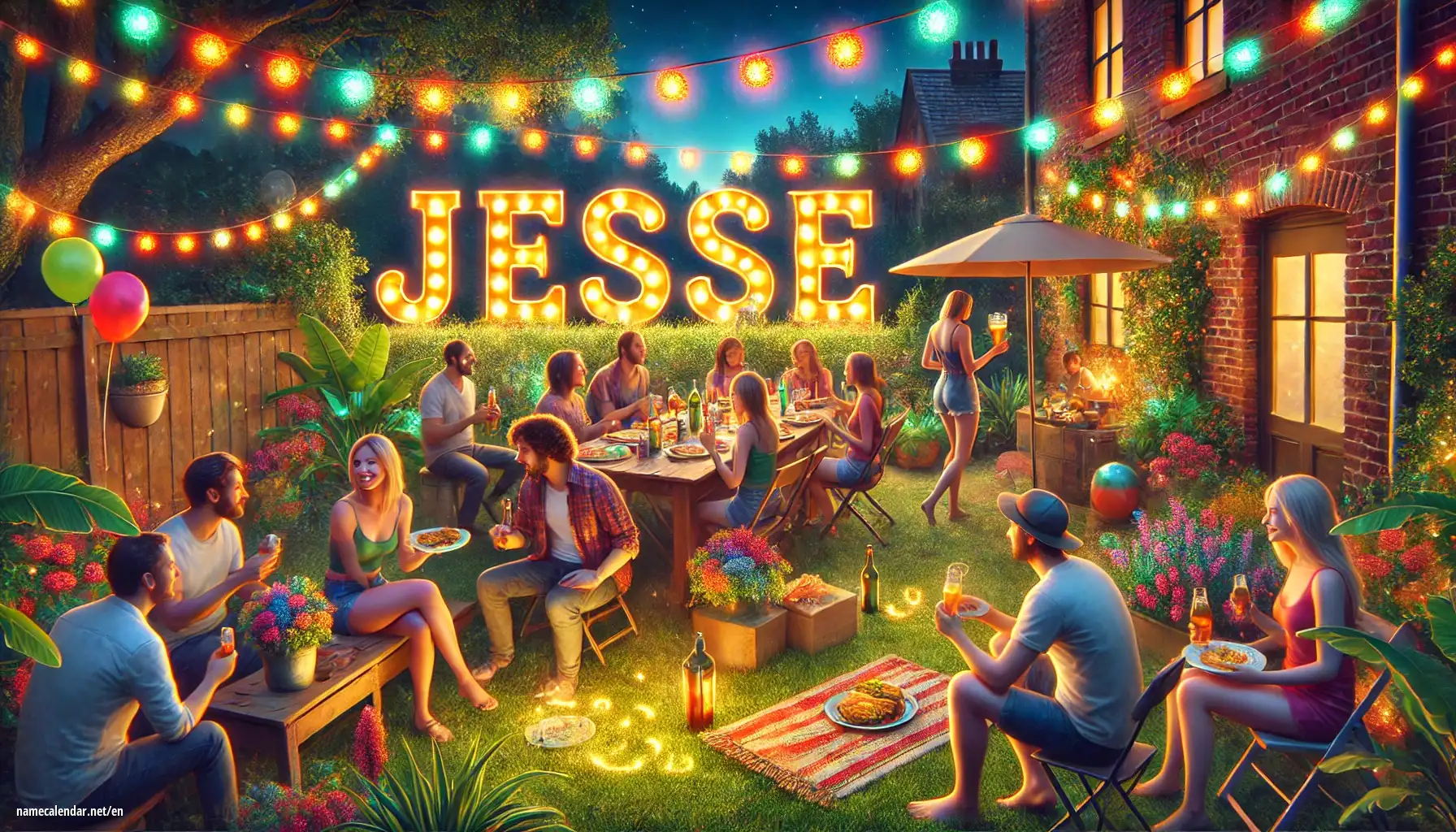 Celebration of name day and name - Jesse