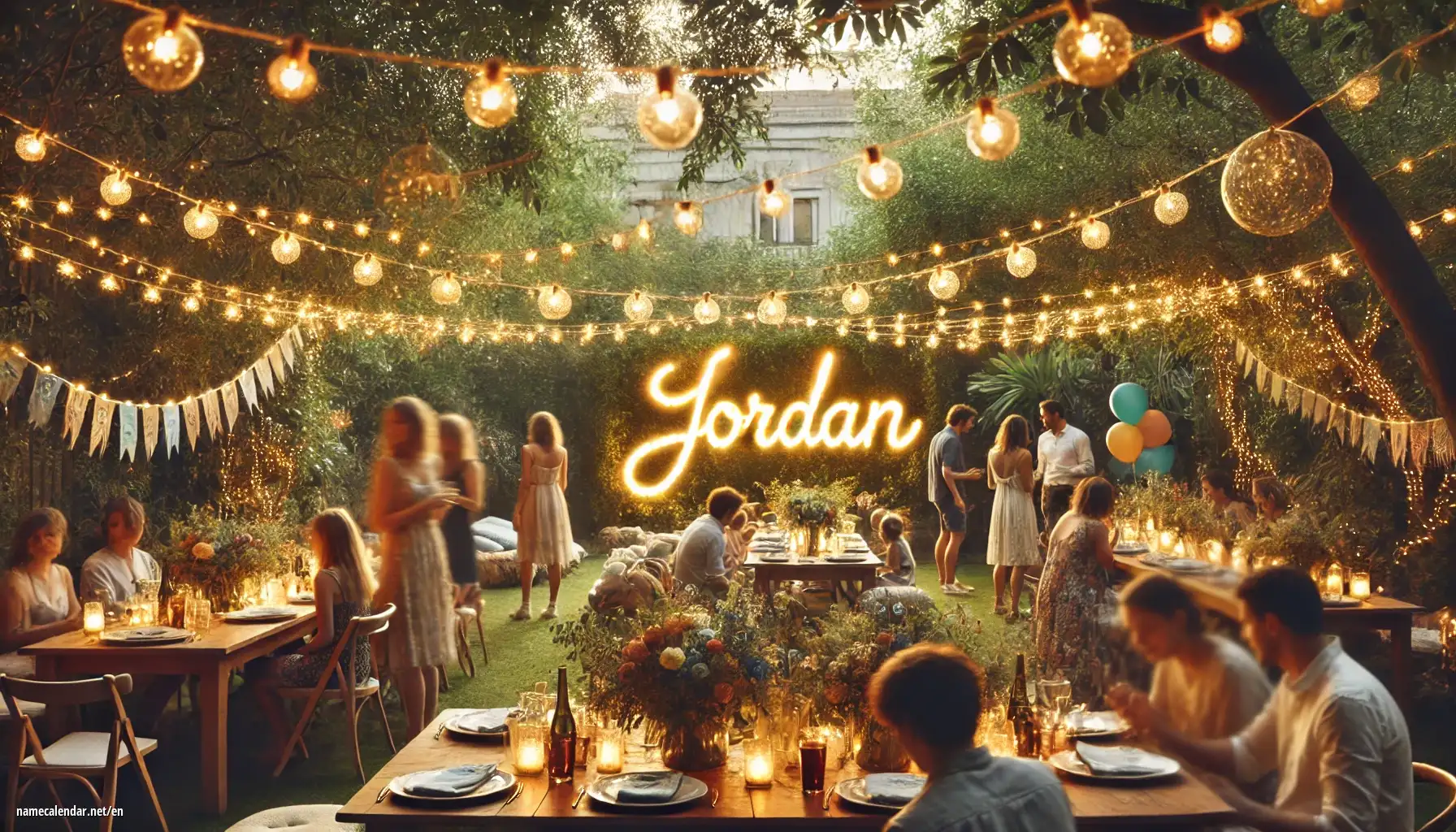 Celebration of name day and name - Jordan