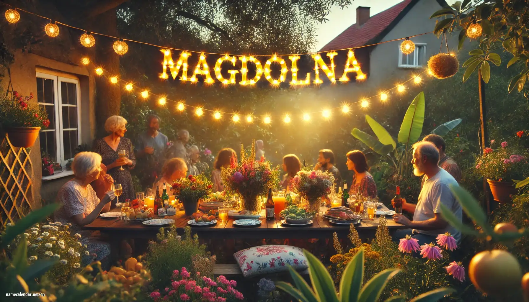 Celebration of name day and name - Magdolna