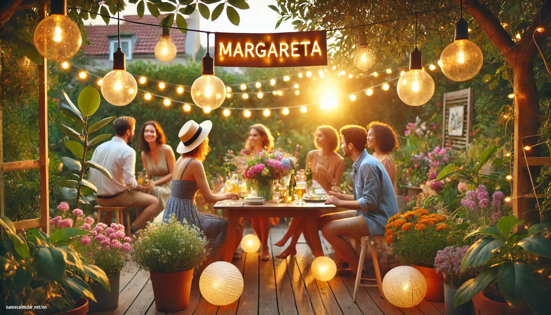 Celebration of name day and name - Margareta