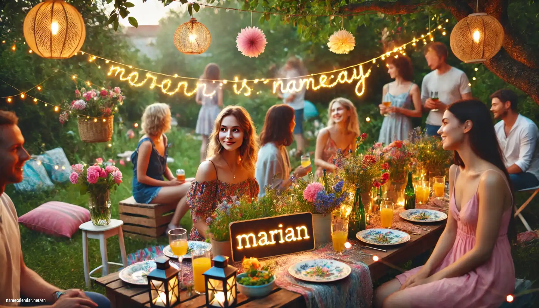 Celebration of name day and name - Marián