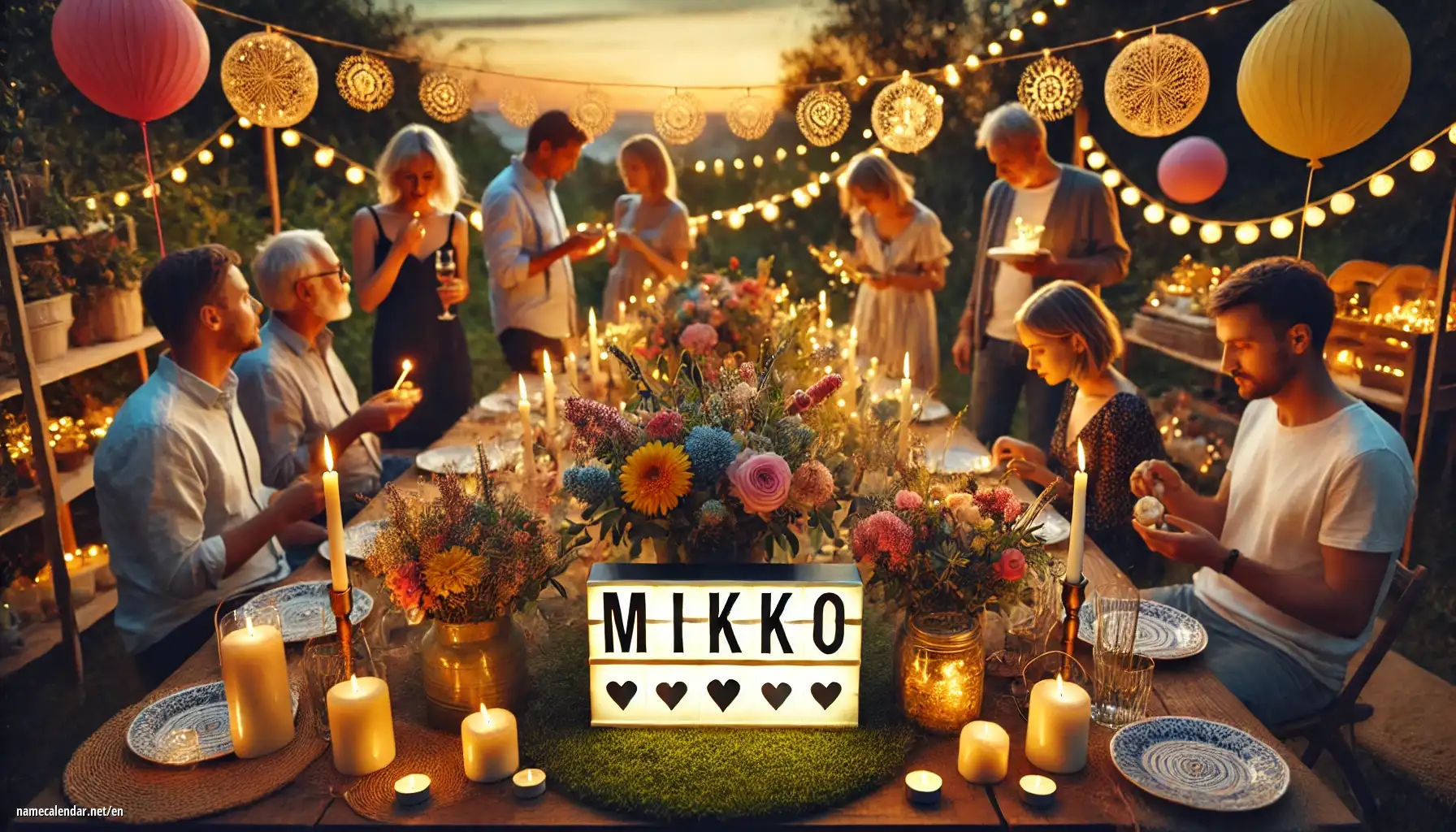 Celebration of name day and name - Mikko