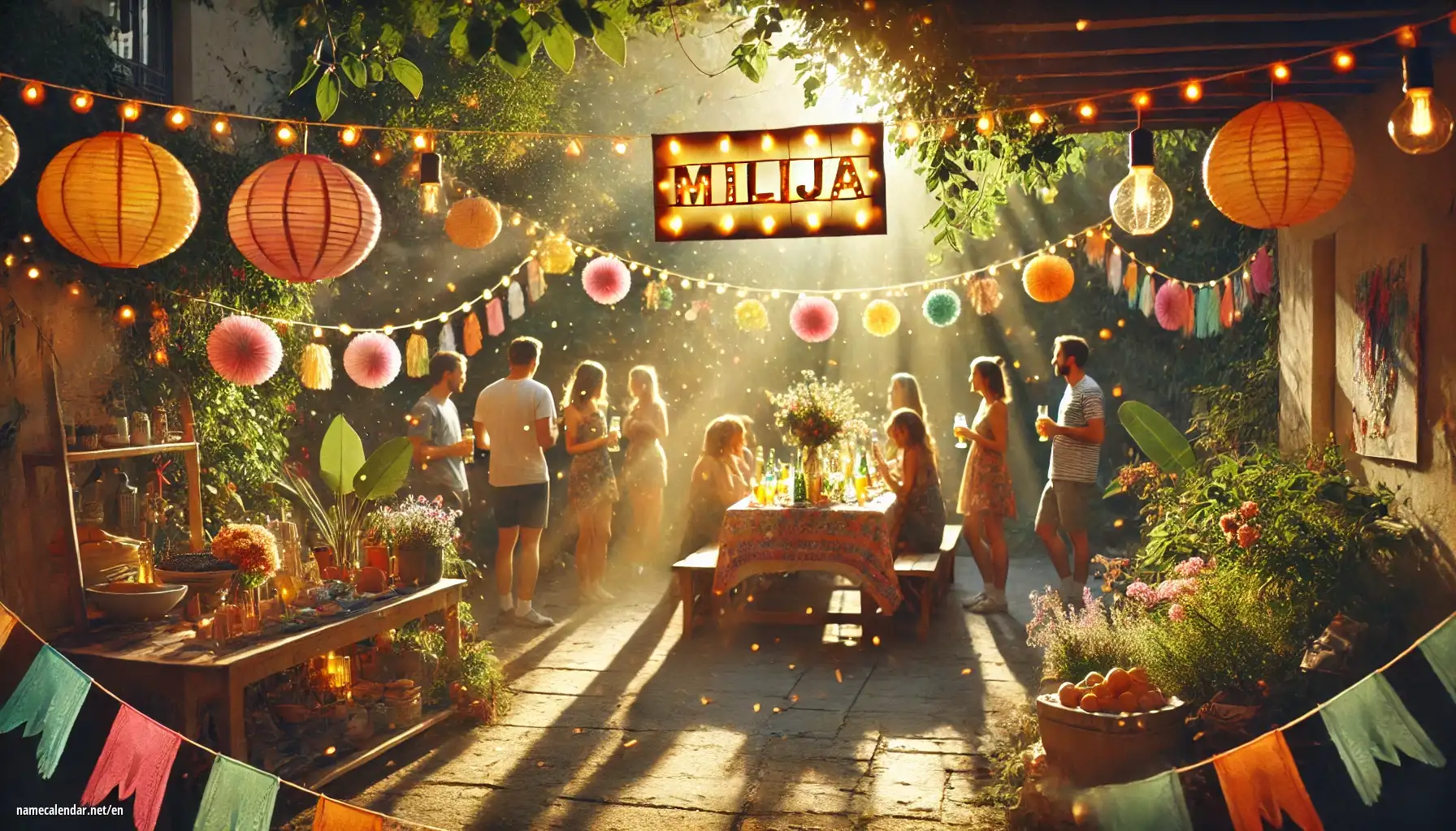 Celebration of name day and name - Milija