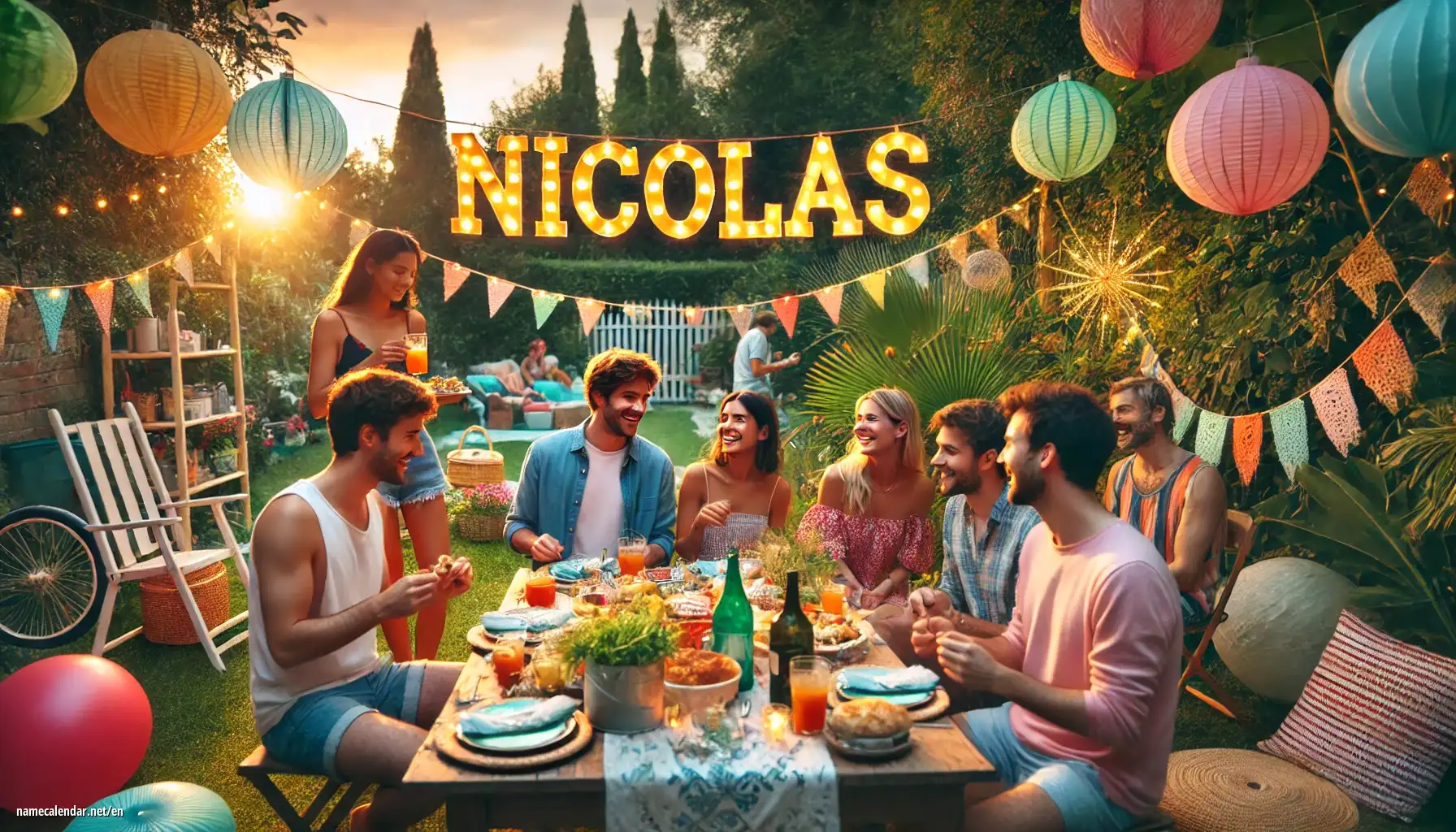 Celebration of name day and name - Nicolas