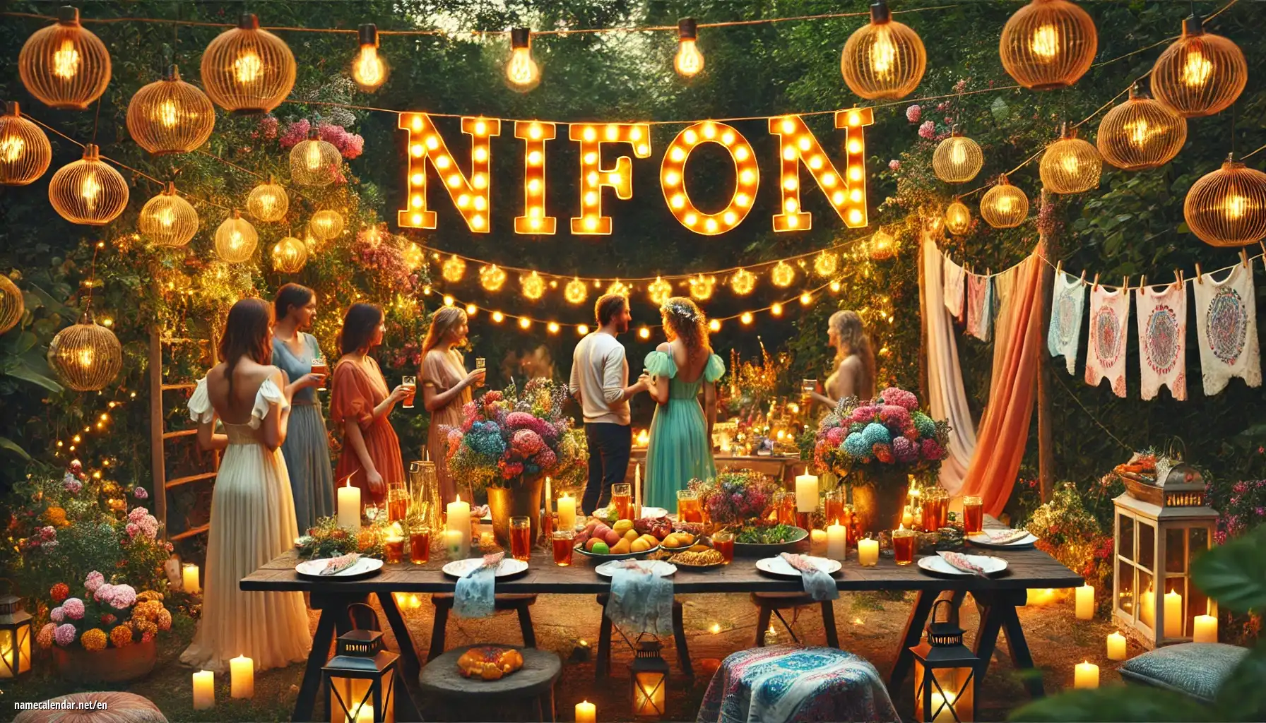 Celebration of name day and name - Nifon